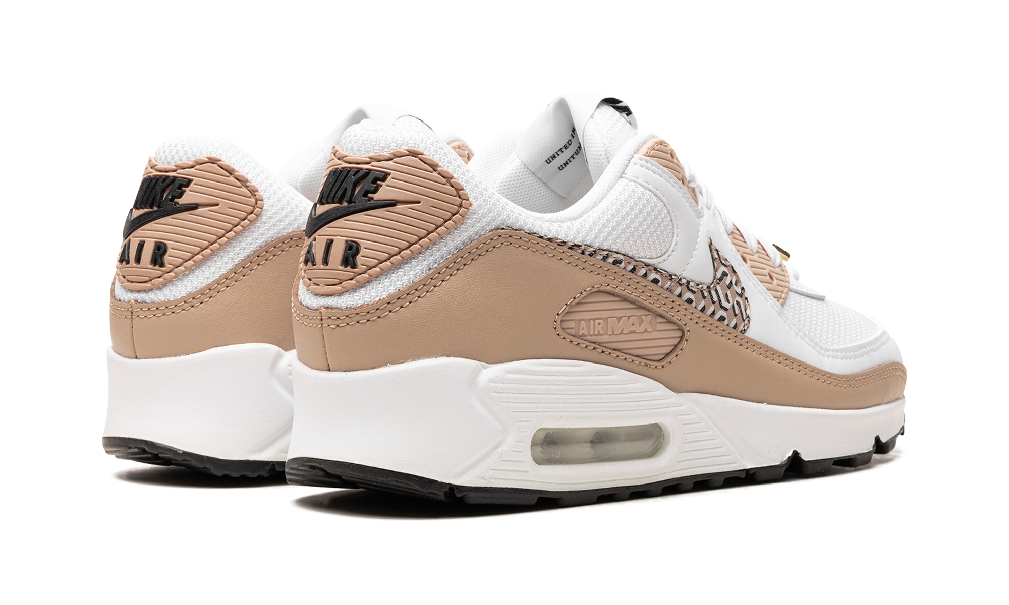 nike air max 90 united in victory women s+FB2617-100+diagnol right behind view