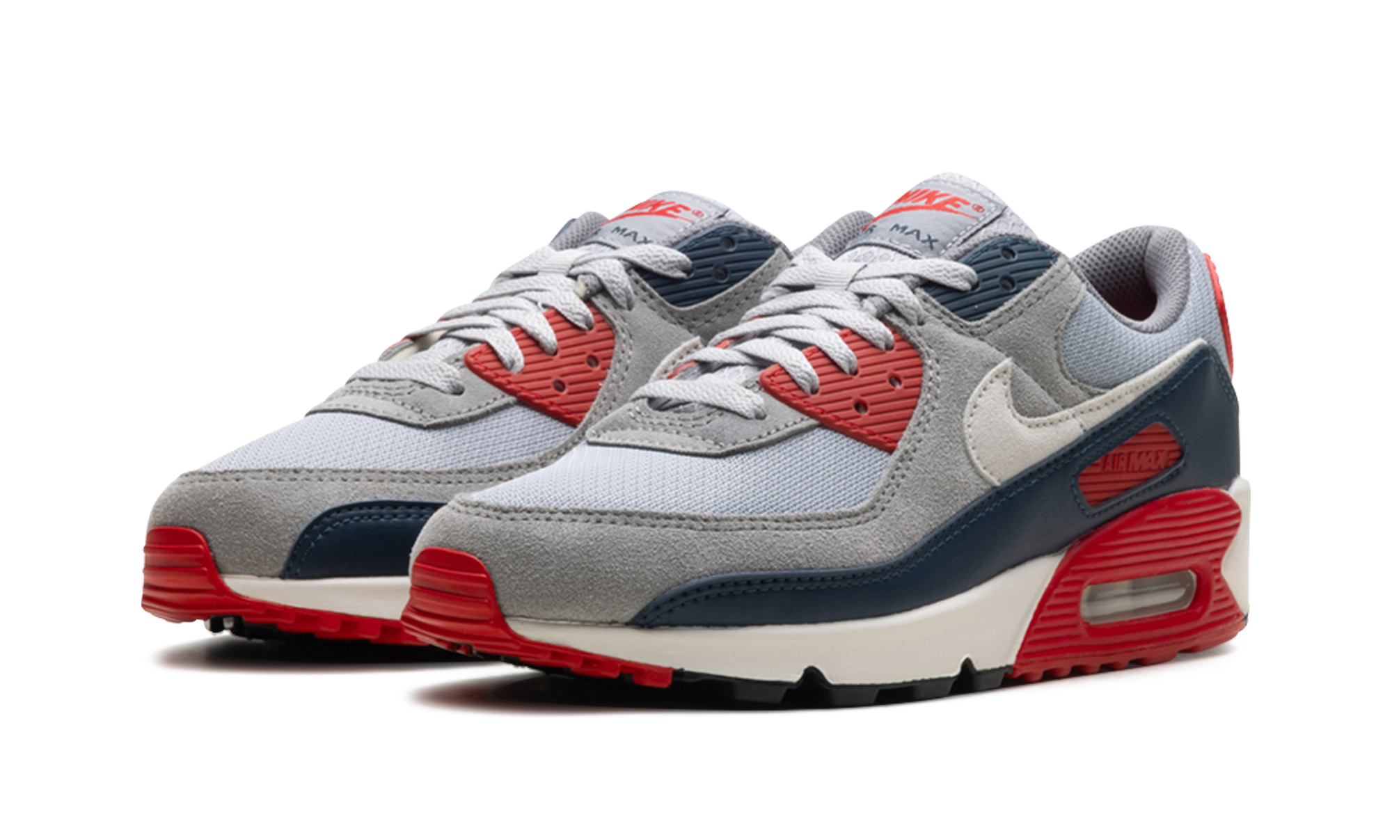 nike air max 90 usa 2024+DM0029-005+diagnol left view
