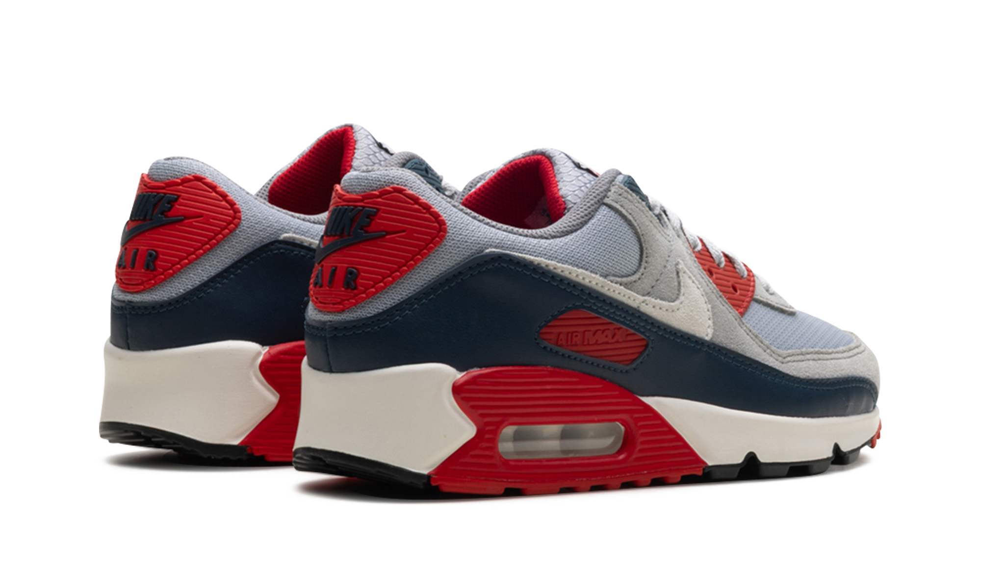nike air max 90 usa 2024+DM0029-005+diagnol right behind view