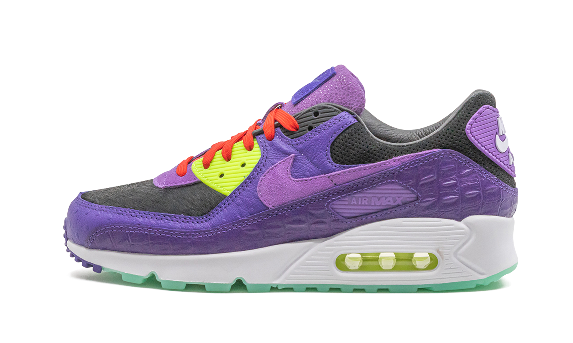 nike air max 90 violet blend+CZ5588-001+diagnol right view 1