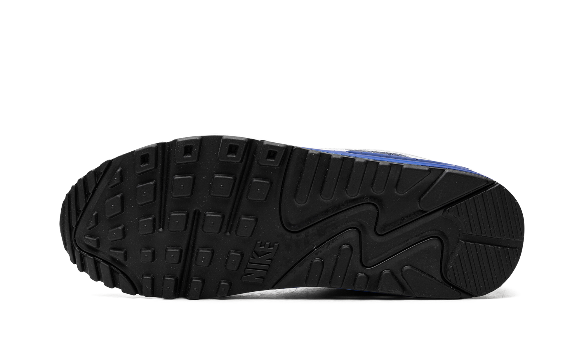 nike air max 90 white game royal photon dust+FN6843-100+bottom view