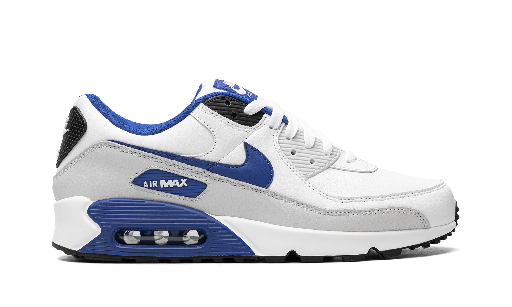nike air max 90 white game royal photon dust+FN6843-100+right view
