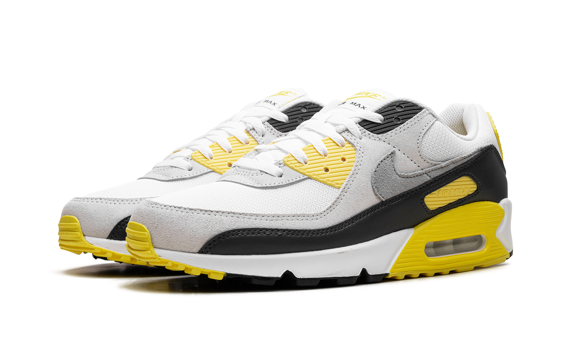 nike air max 90 white lightning+DM0029-111+diagnol left view
