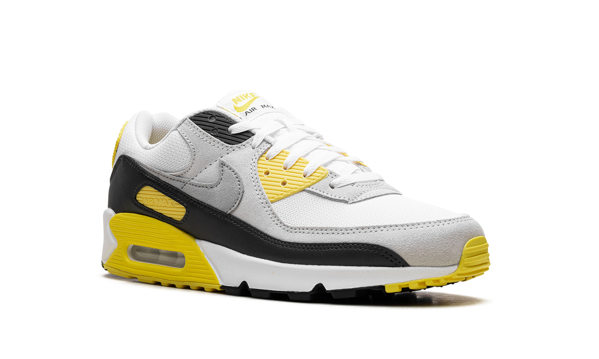 nike air max 90 white lightning+DM0029-111+diagnol right view