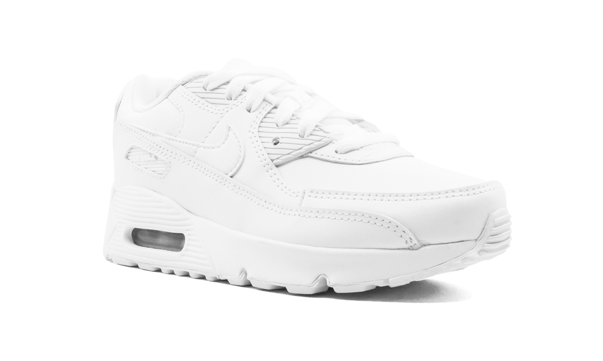 nike air max 90 white ps+CD6867-100+diagnol right view