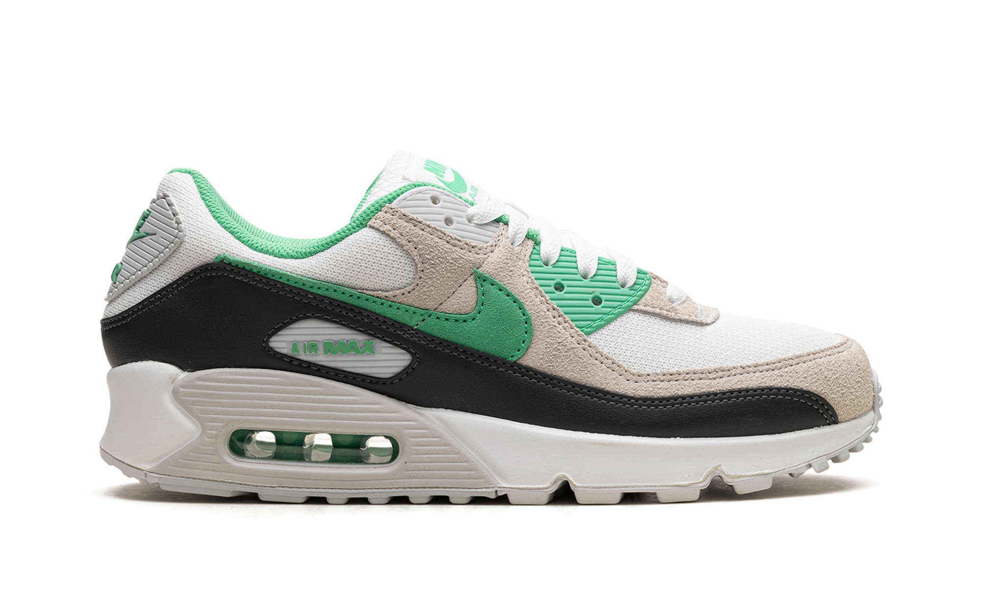 nike air max 90 white spring green+DM0029-104+right view