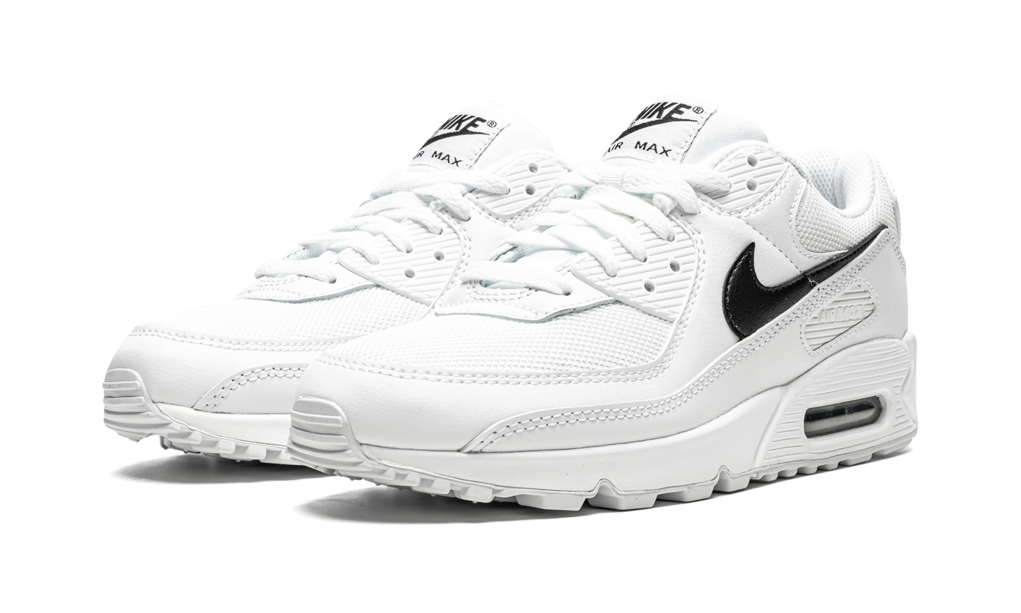 nike air max 90 white women s+CQ2560-101+diagnol left view