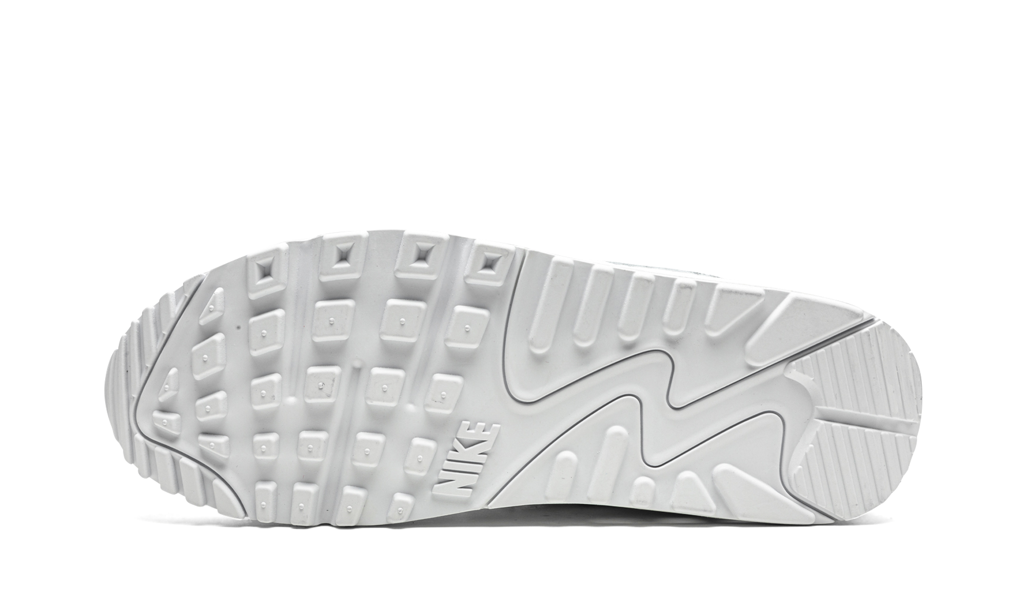 nike air max 90 white women s+CQ2560-101+bottom view