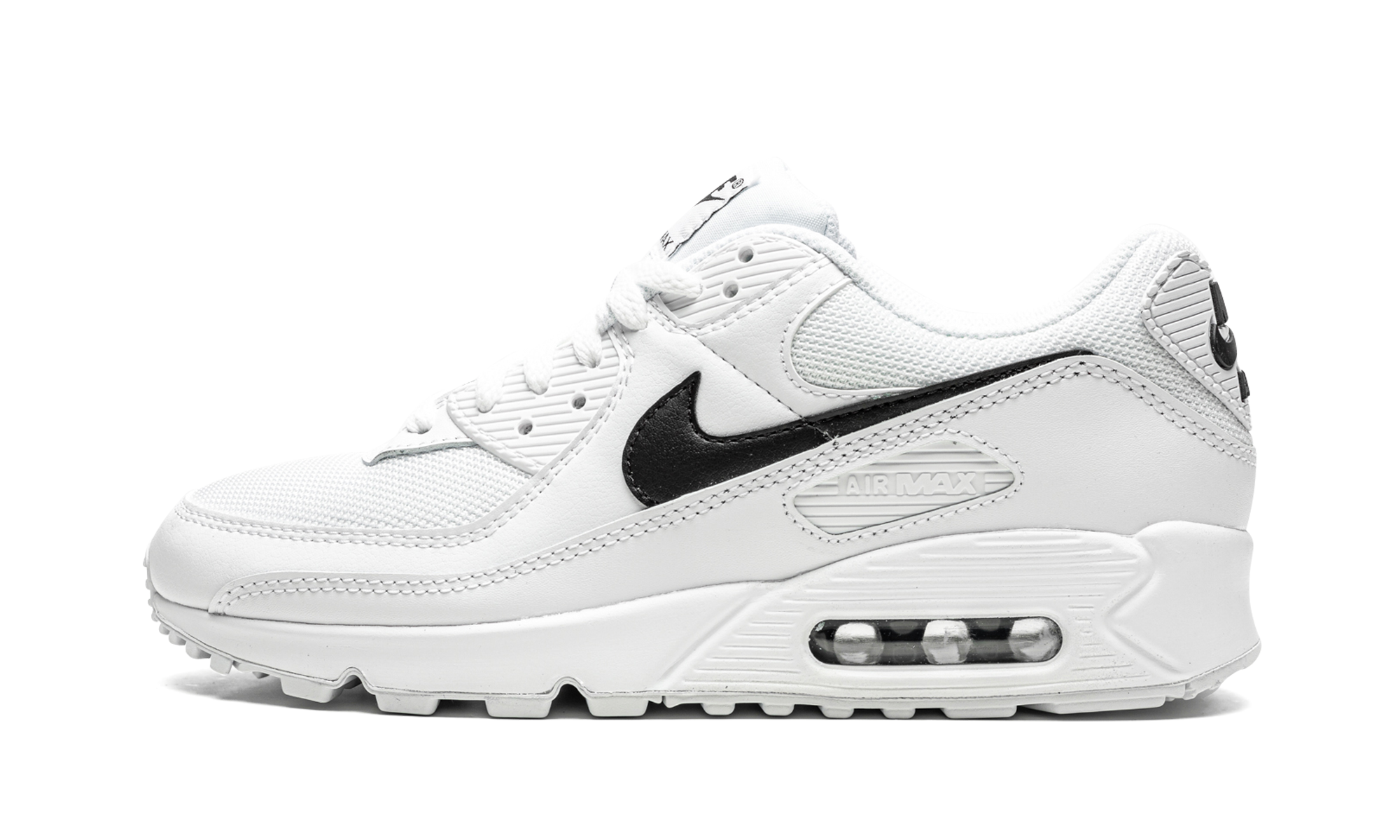nike air max 90 white women s+CQ2560-101+diagnol right view 1