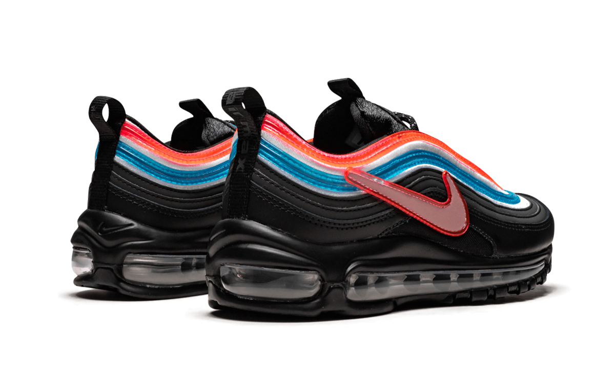 nike air max 97 neon seoul+CI1503-001+diagnol right behind view