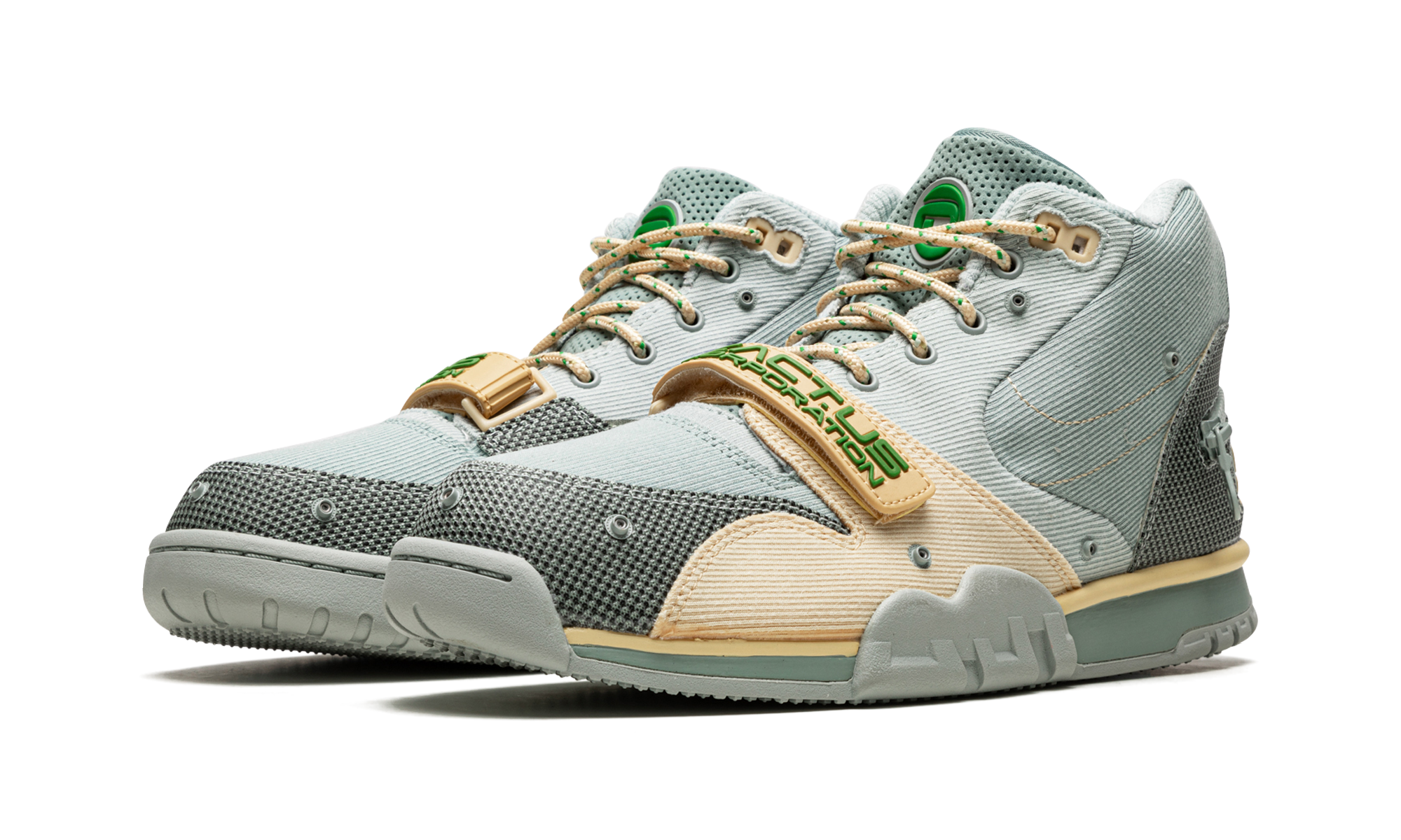nike air trainer 1 sp travis scott grey haze+DR7515-001+diagnol right view 4