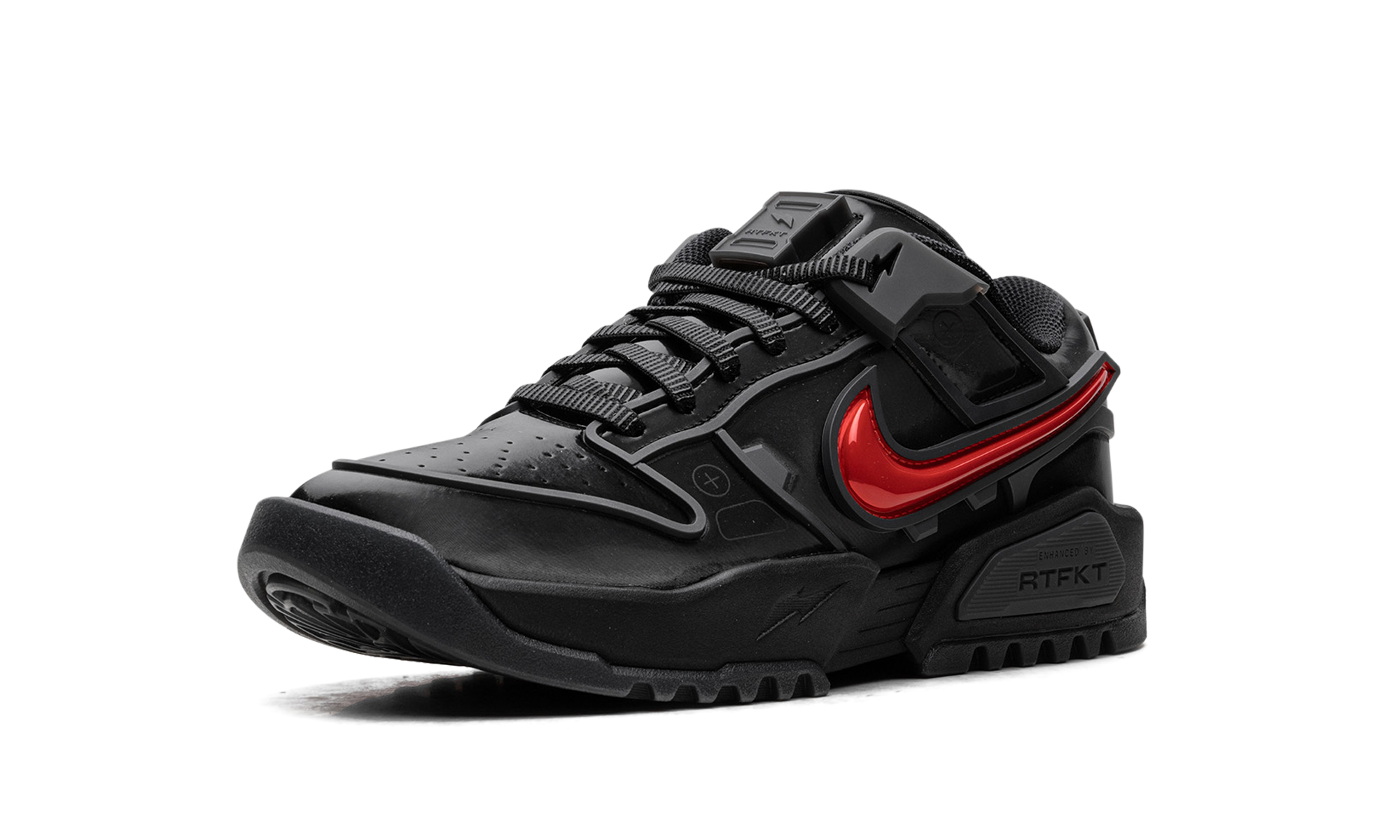 nike dunk genesis low rtfkt clone x edition of 5849+HQ0899-001+left diagnol single view