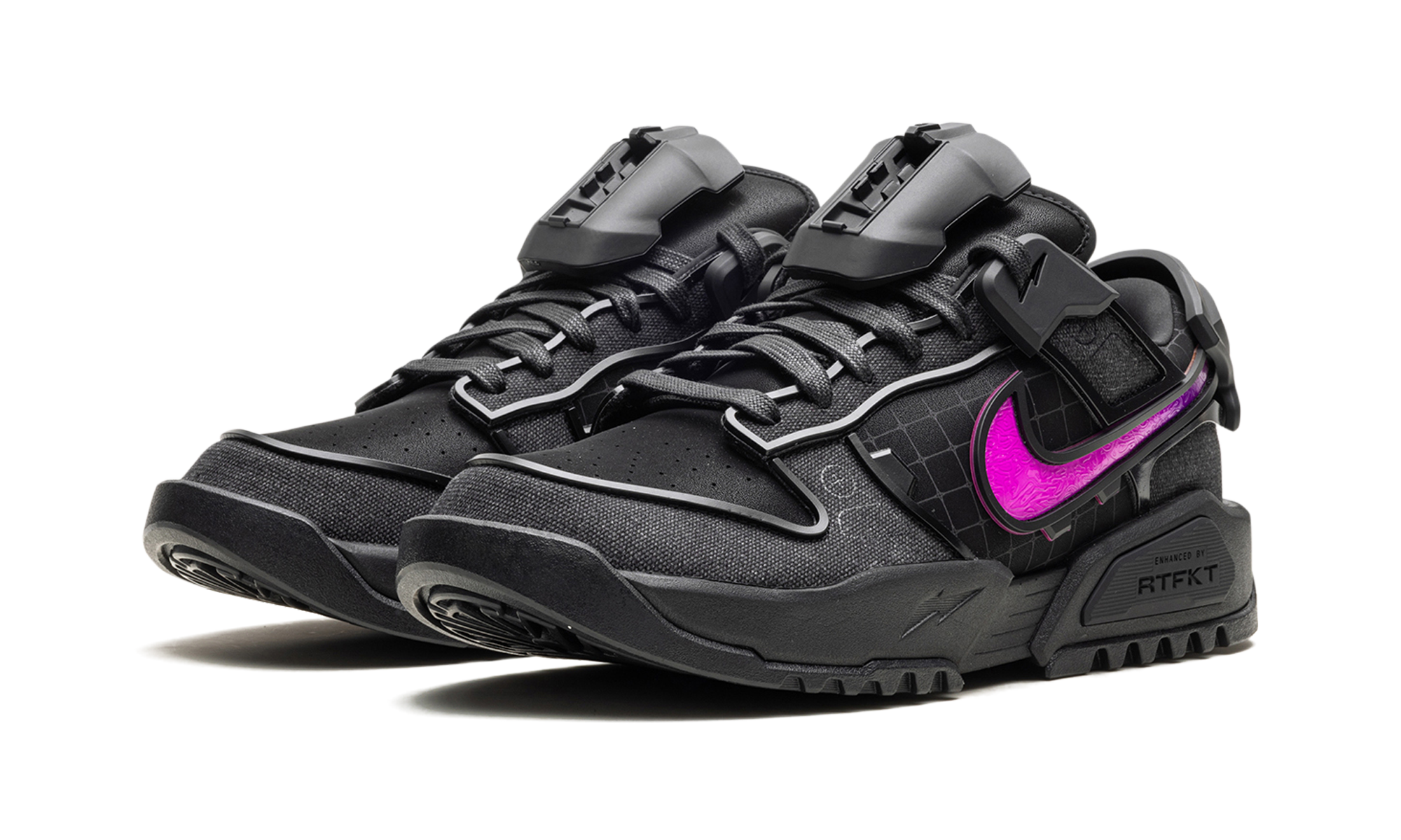 nike dunk genesis low rtfkt void edition of 11394+HM4465-001+diagnol left view