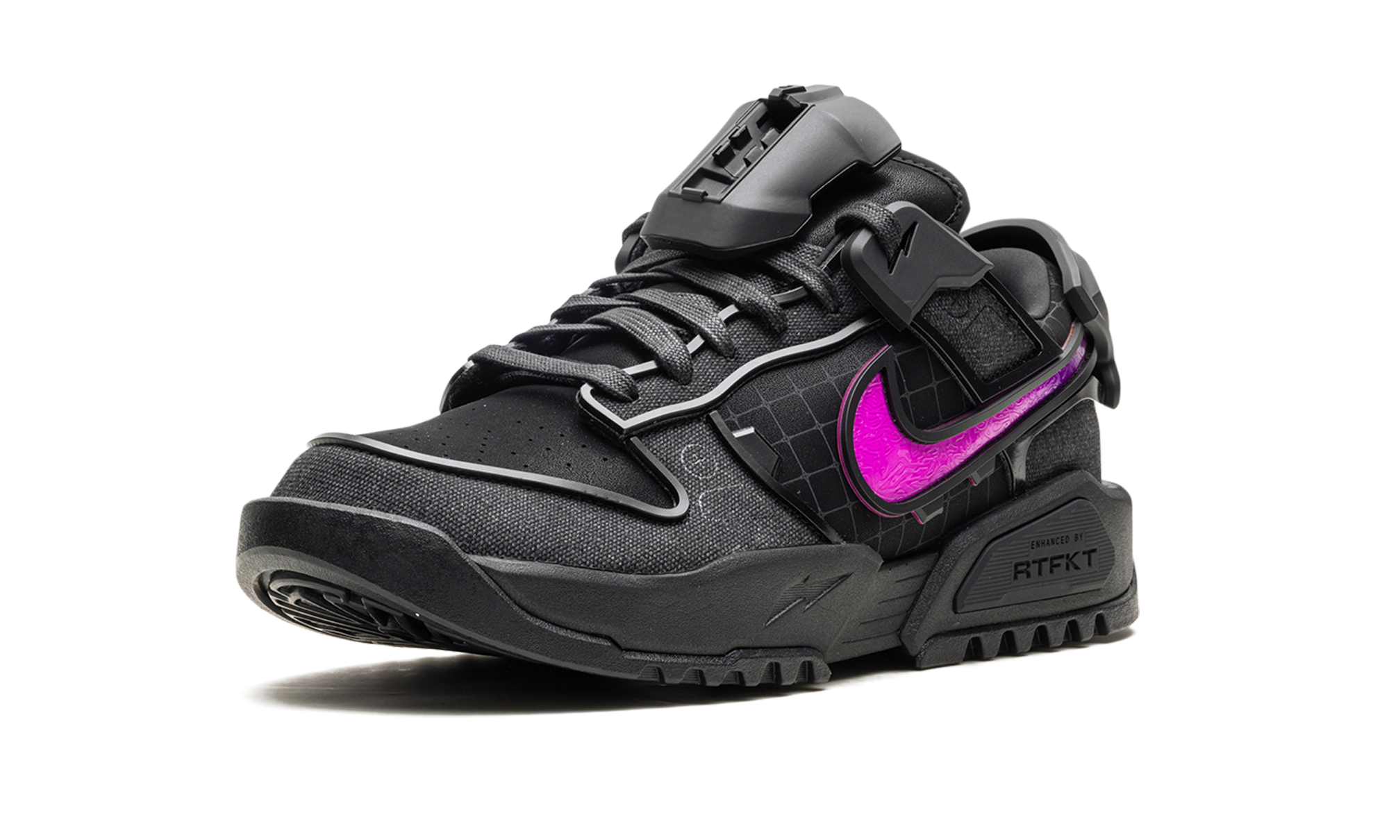 nike dunk genesis low rtfkt void edition of 11394+HM4465-001+left diagnol single view