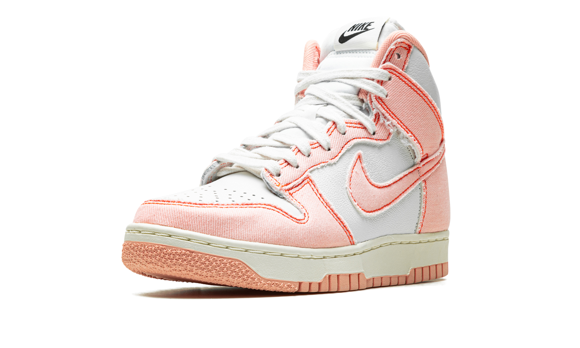 nike dunk high 1985 arctic orange women s+DV1143-800+left diagnol single view