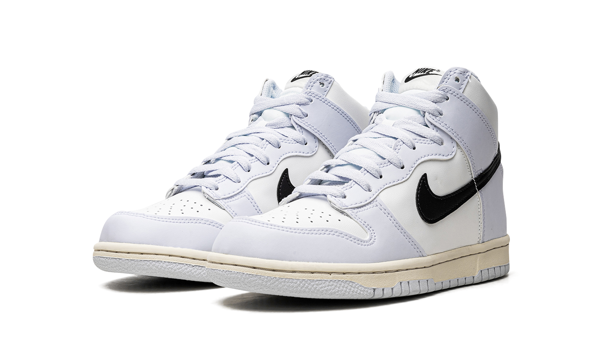 nike dunk high aluminum gs+DB2179-110+diagnol left view