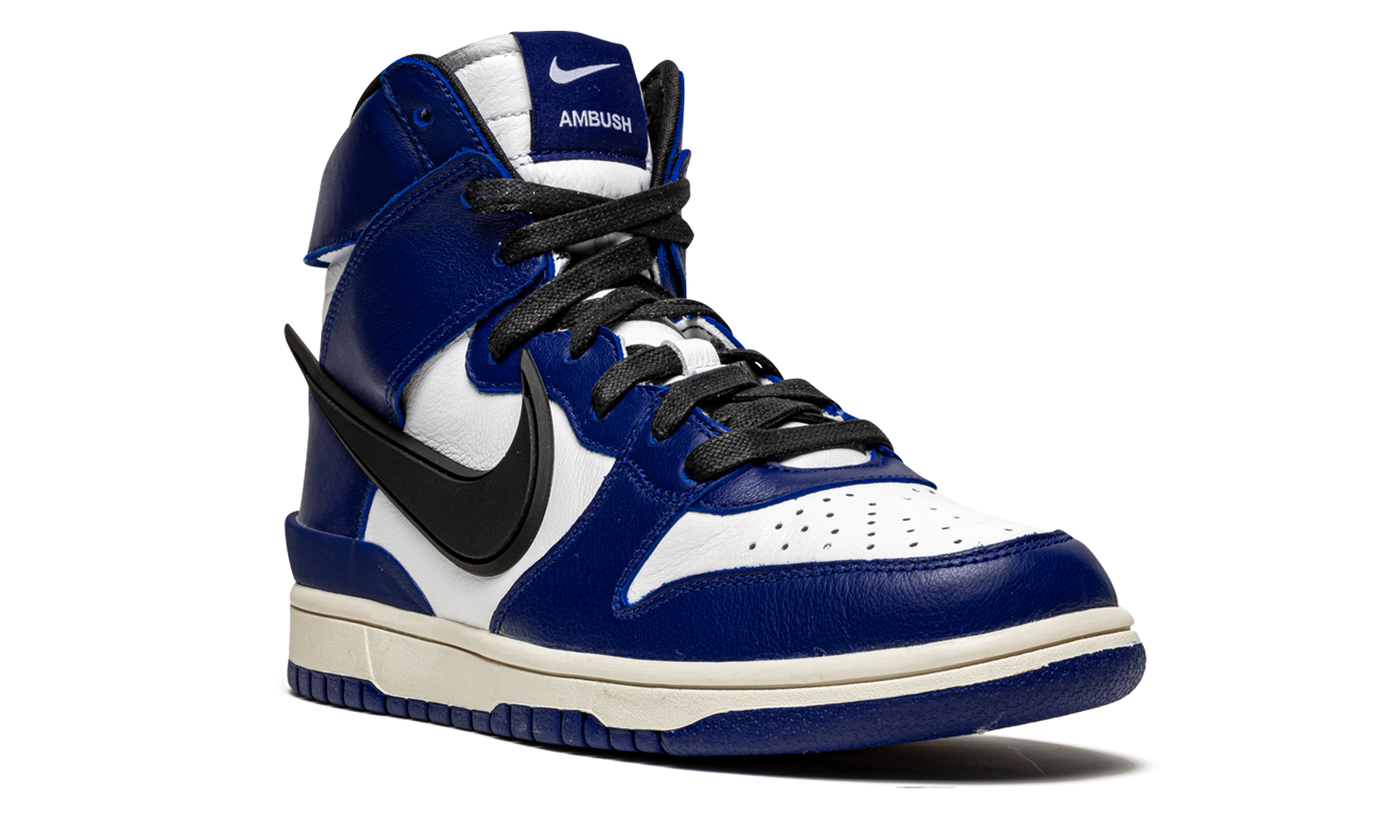nike dunk high ambush deep royal+CU7544-400+diagnol right view