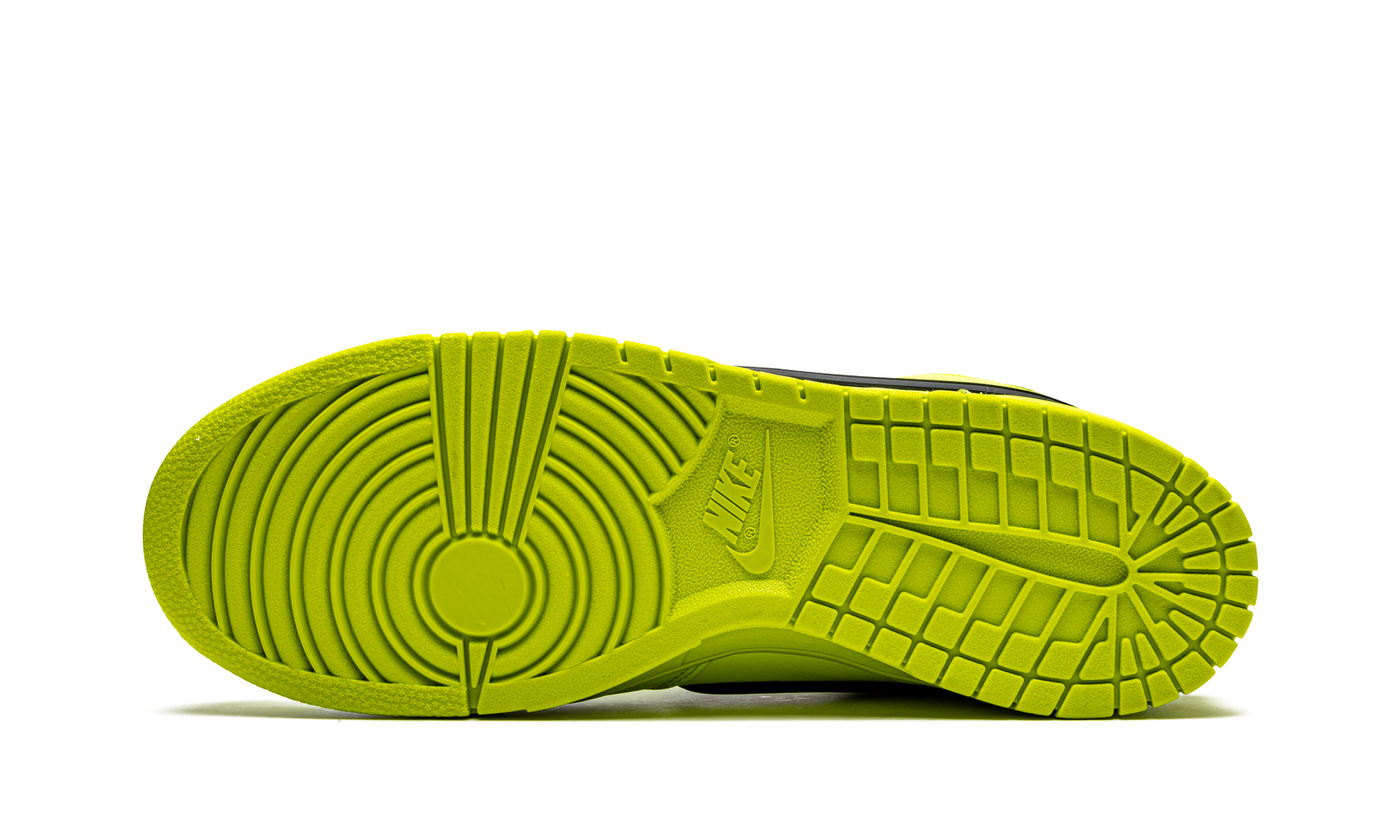 nike dunk high ambush flash lime+CU7544-300+bottom view