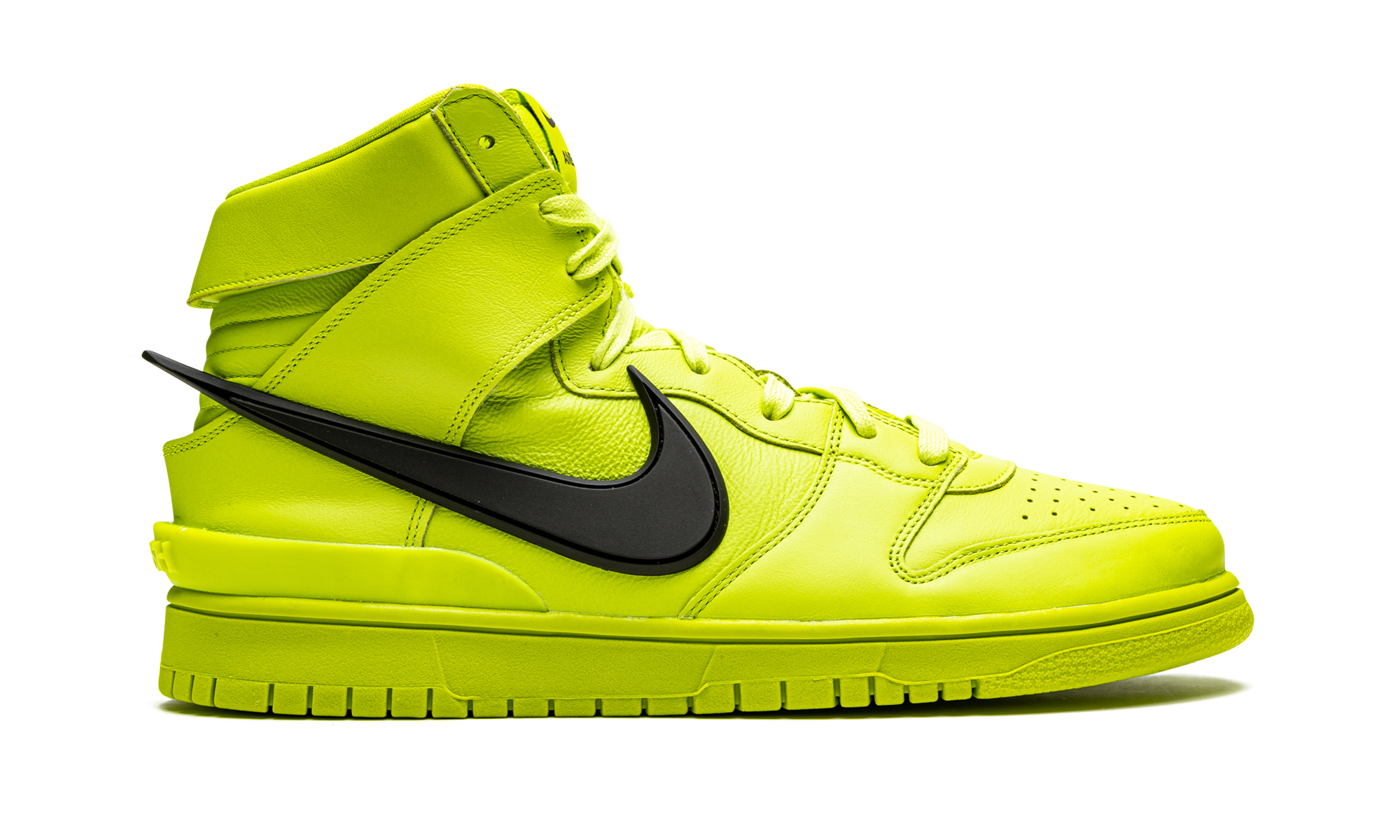 nike dunk high ambush flash lime+CU7544-300+right view