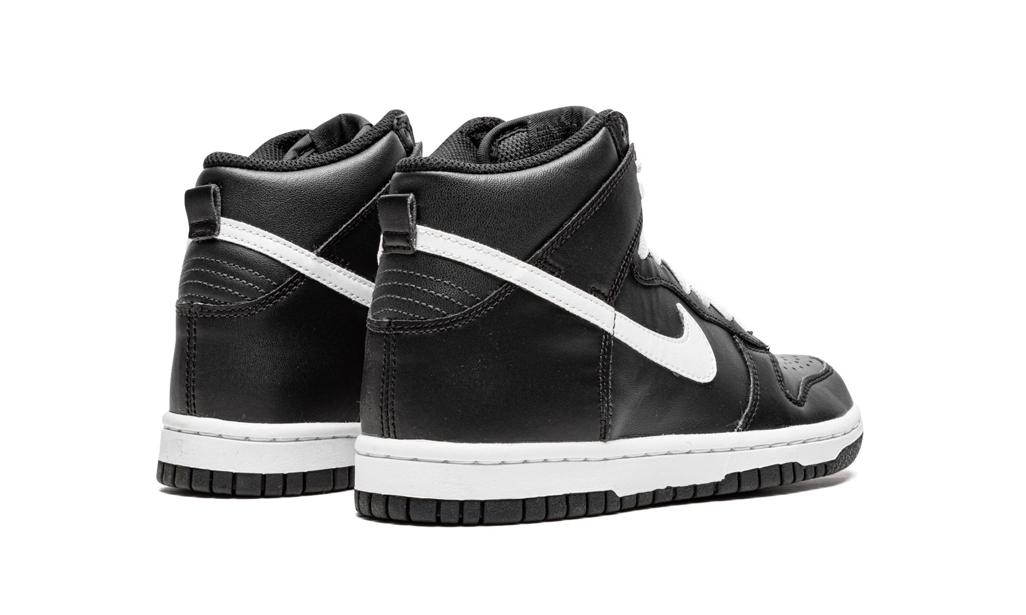nike dunk high anthracite white gs+DH9751-001+diagnol right behind view