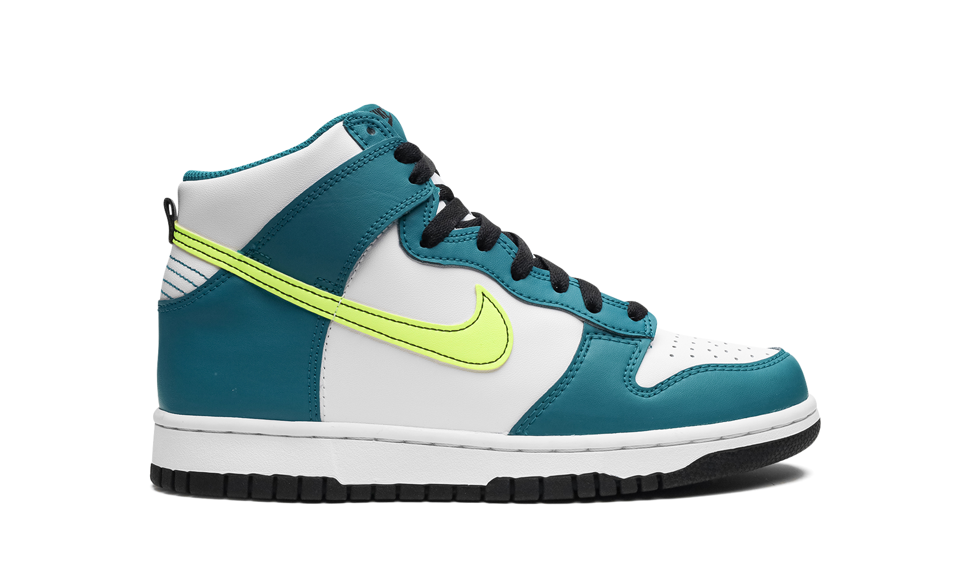 nike dunk high bright spruce volt gs+DB2179-109+right view