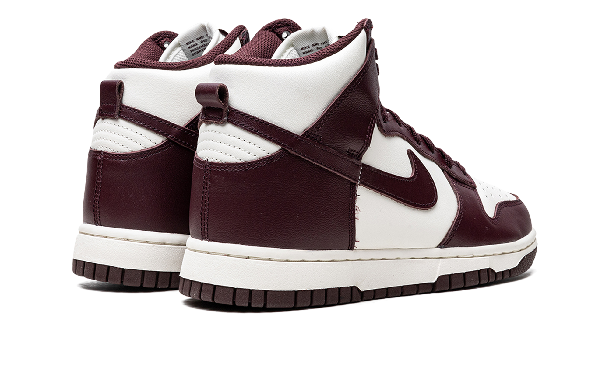 nike dunk high burgundy crush women s+DD1869-601+diagnol right behind view