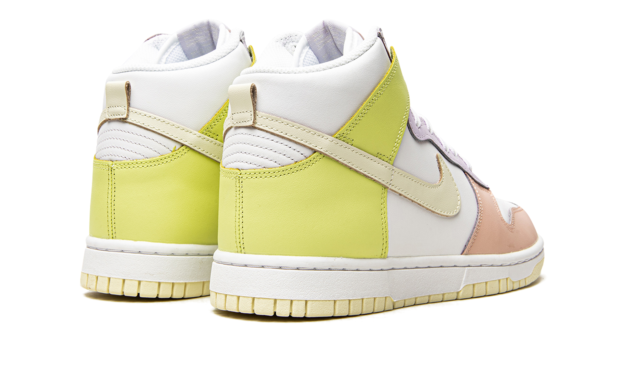 nike dunk high cashmere women s+DD1869-108+diagnol right behind view