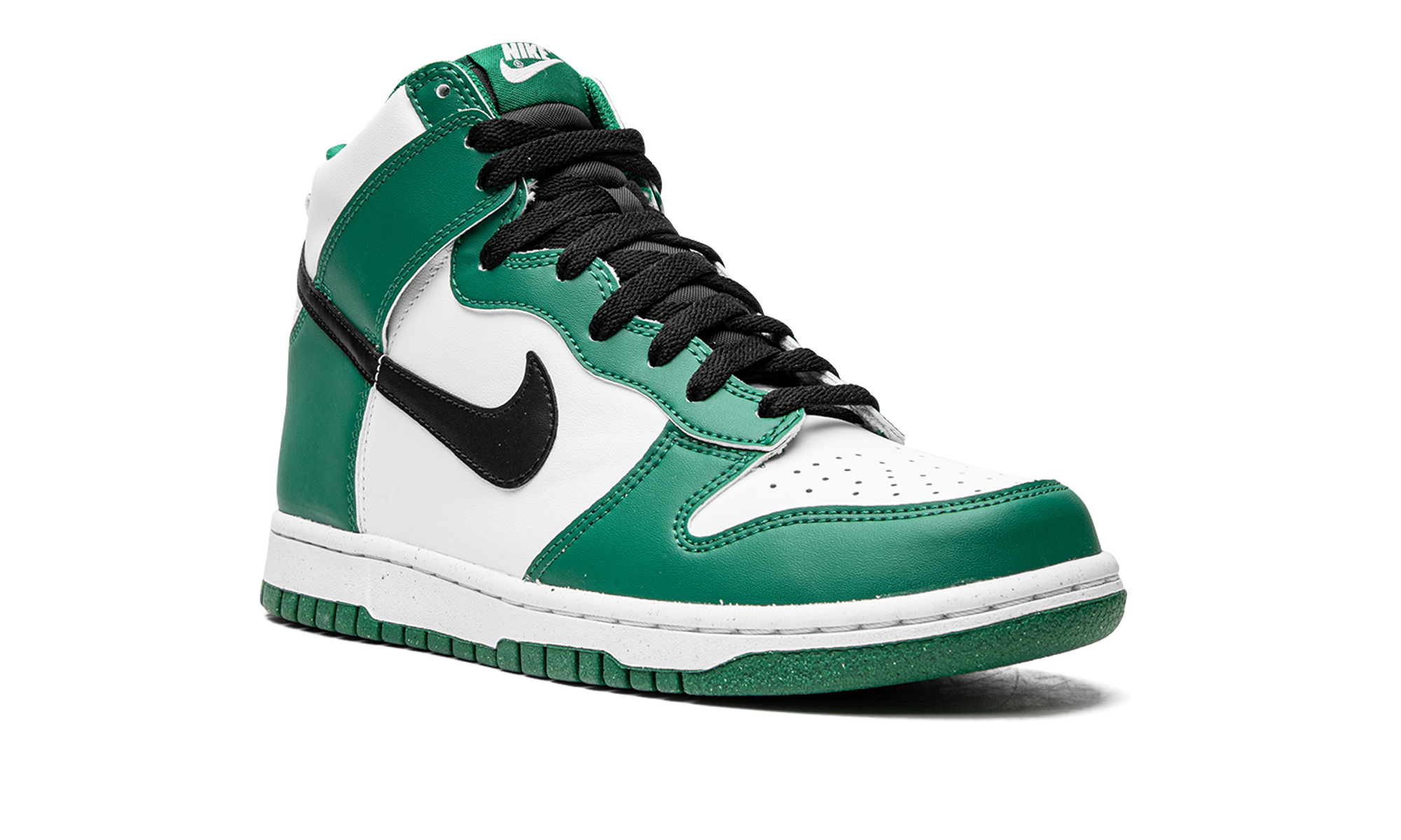 nike dunk high celtics gs+DR0527-300+diagnol right view