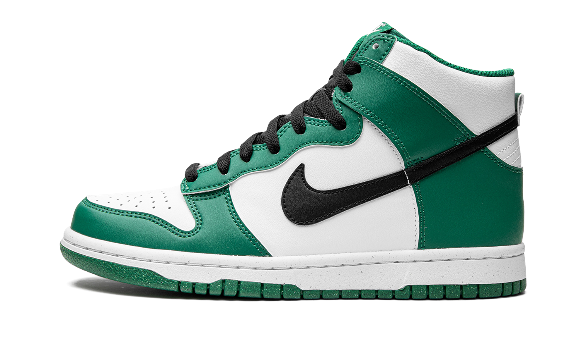 nike dunk high celtics gs+DR0527-300+diagnol right view 1