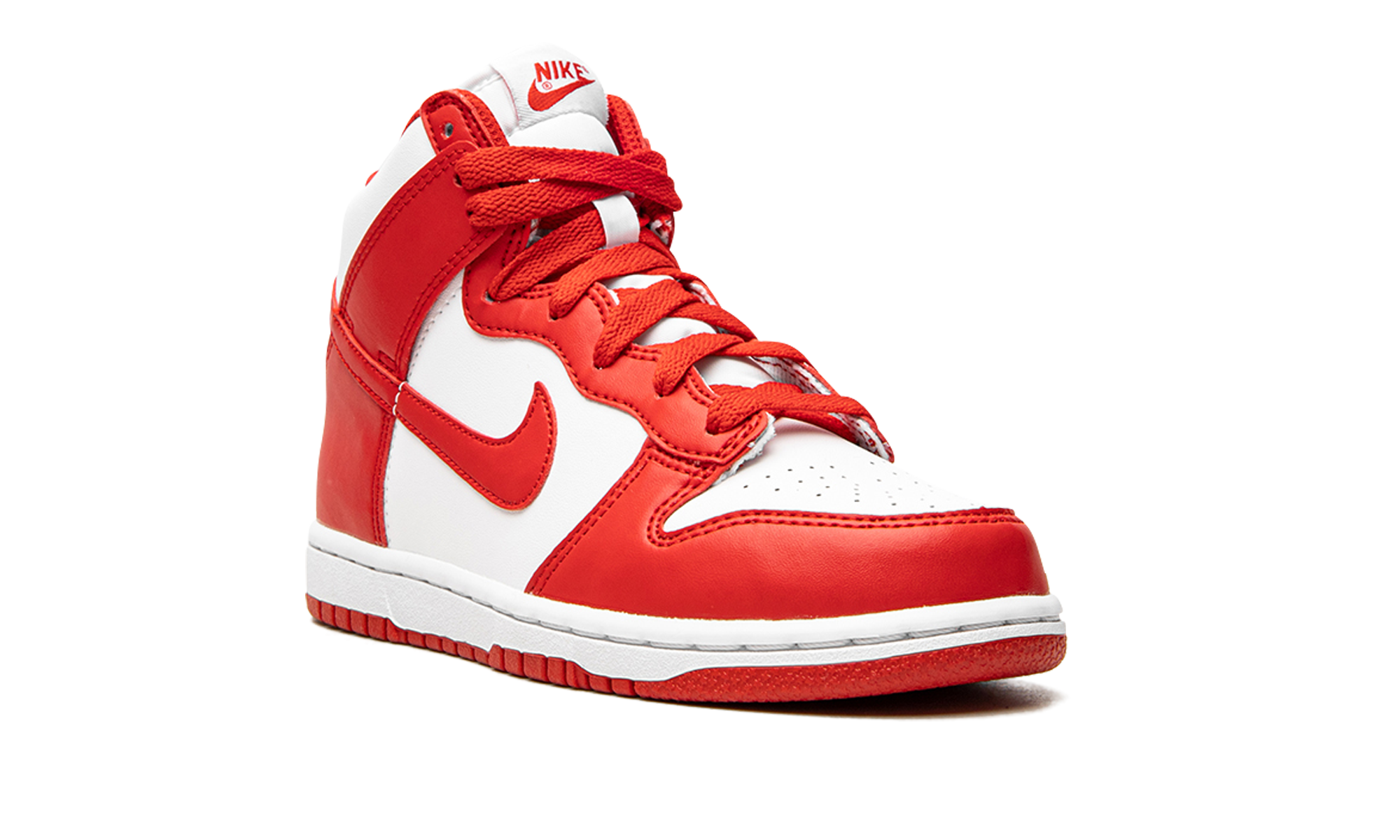 nike dunk high championship white red ps+DD2314-106+diagnol right view