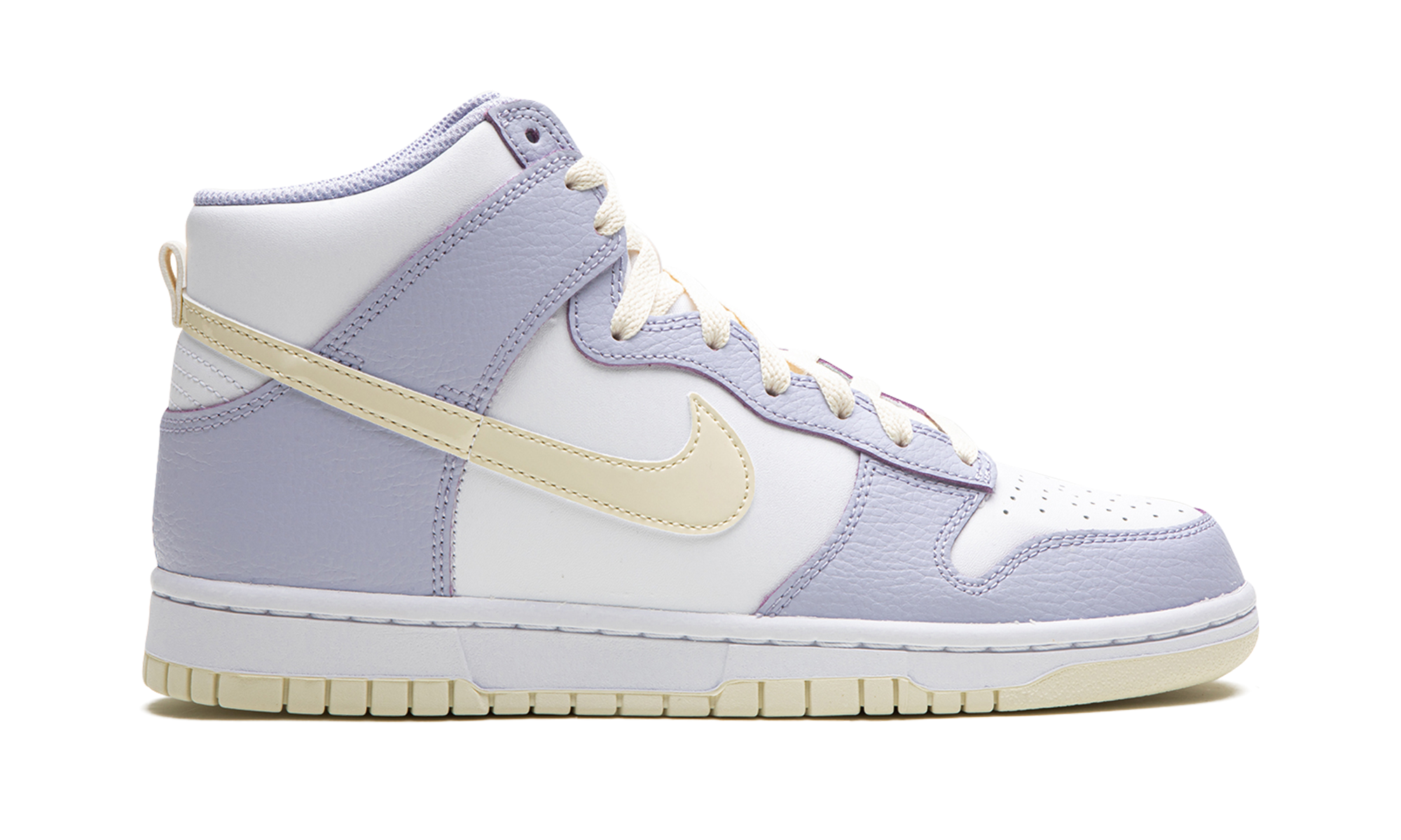 nike dunk high coconut milk oxygen purple women s+FN3504-100+right view