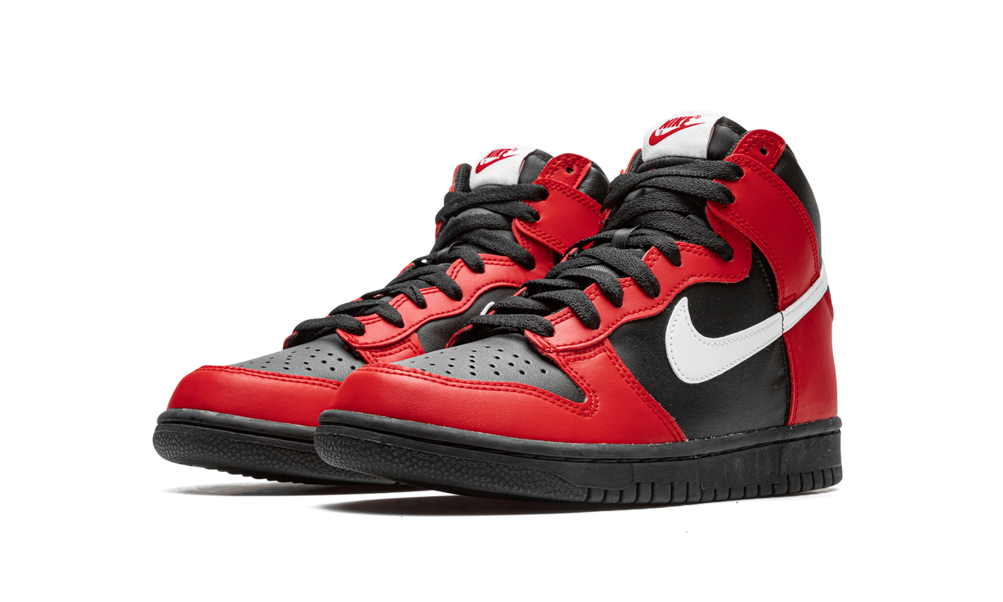 nike dunk high deadpool gs+DB2179-003+diagnol left view