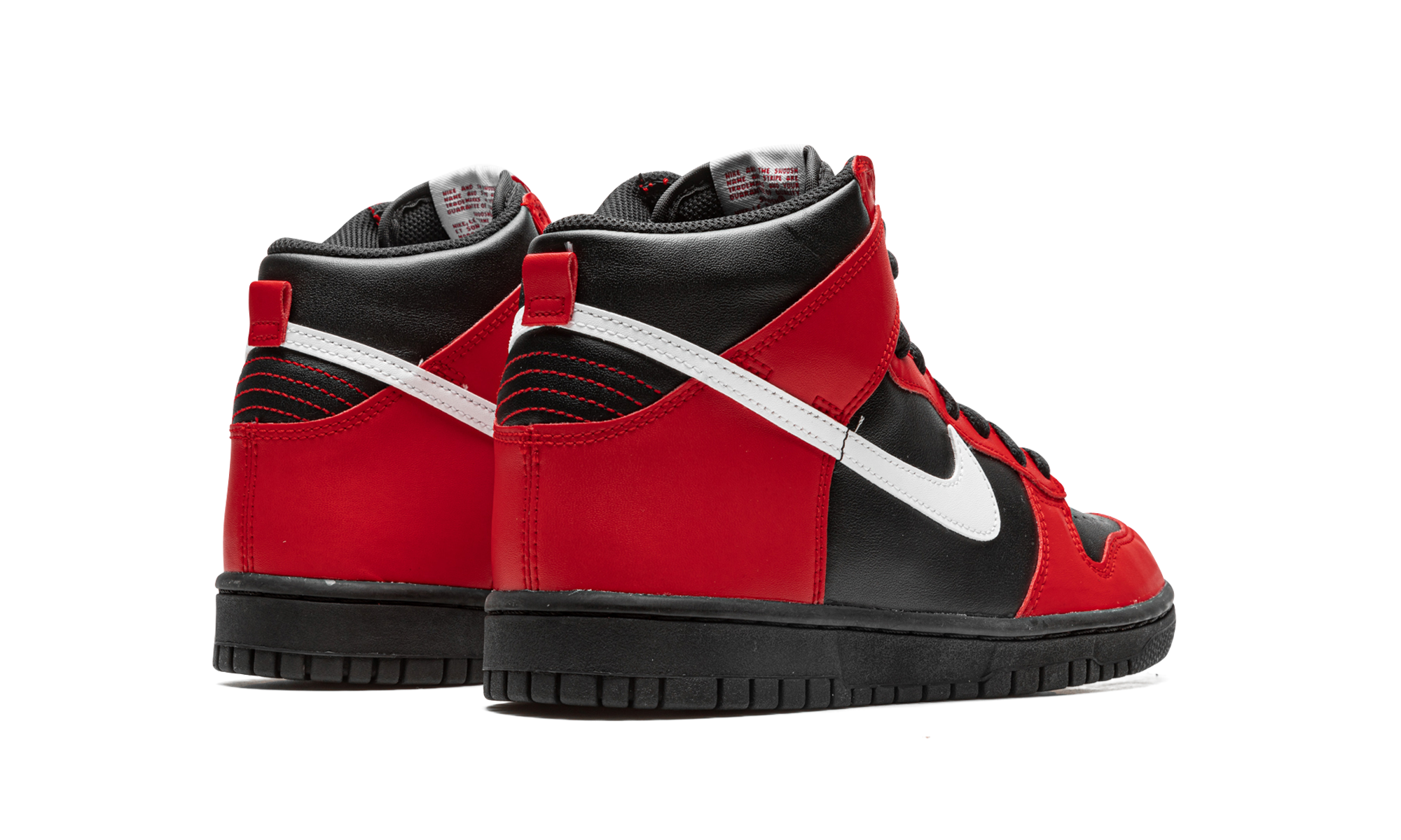 nike dunk high deadpool gs+DB2179-003+diagnol right behind view