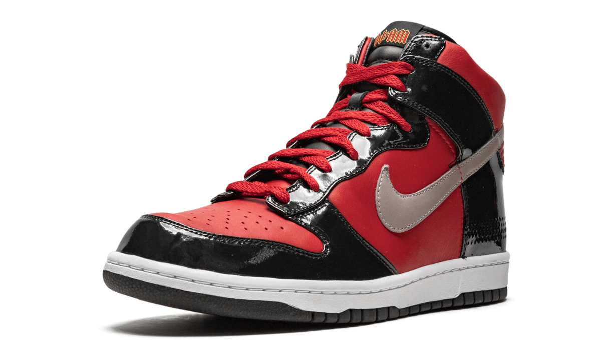 nike dunk high dj am+323955-600+left diagnol single view
