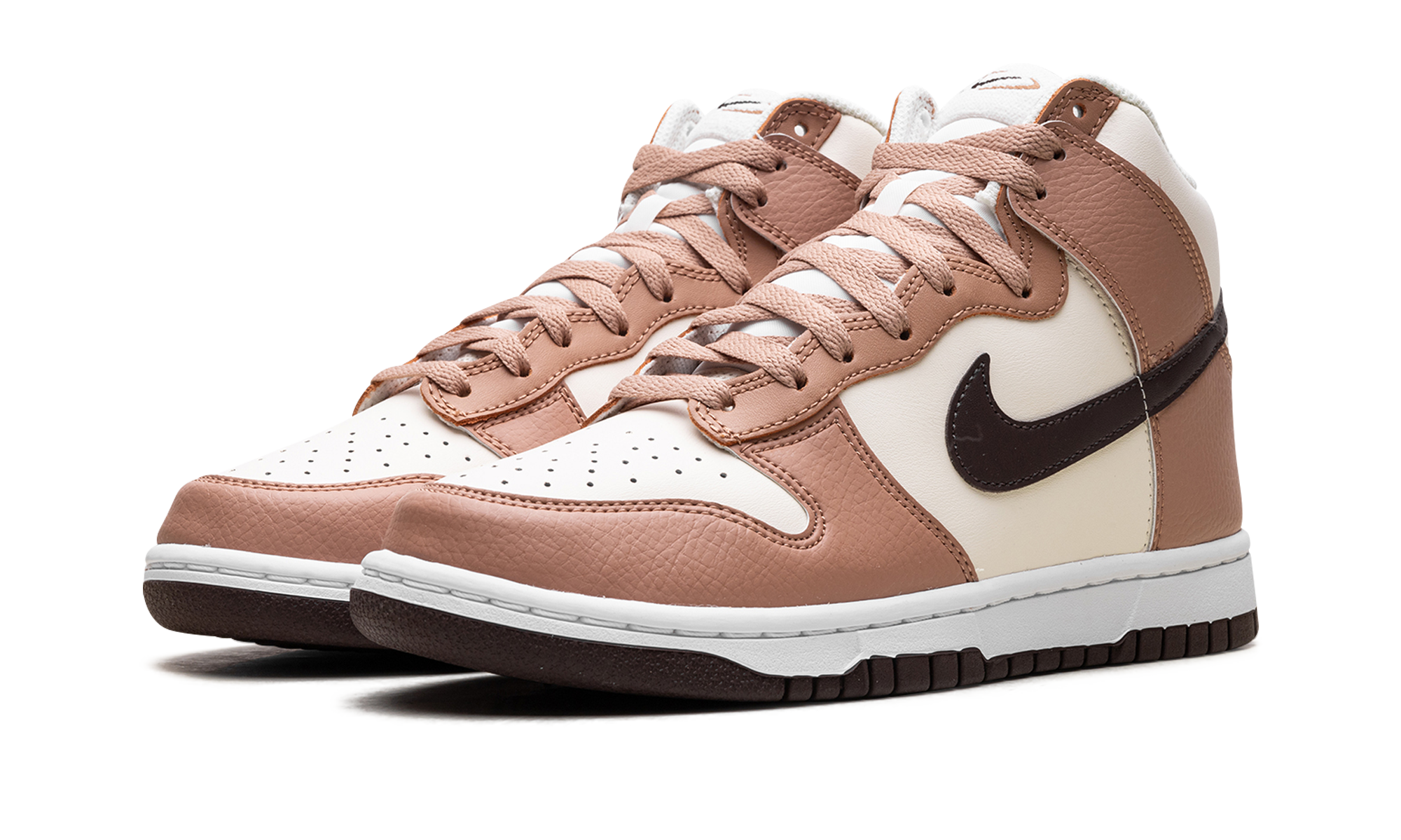 nike dunk high dusted clay women s+FQ2755-200+diagnol left view