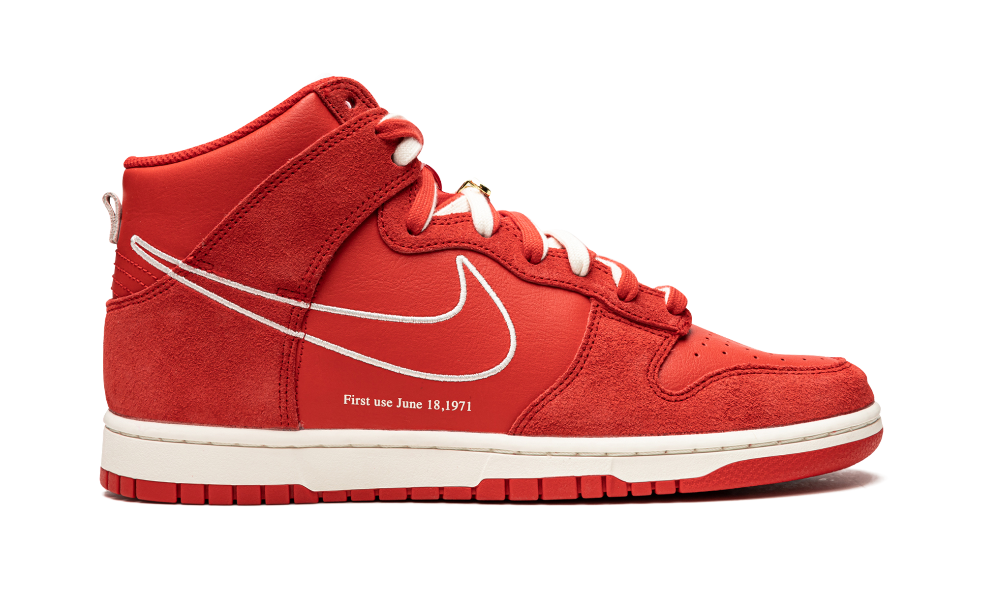 nike dunk high first use red+DH0960-600+right view