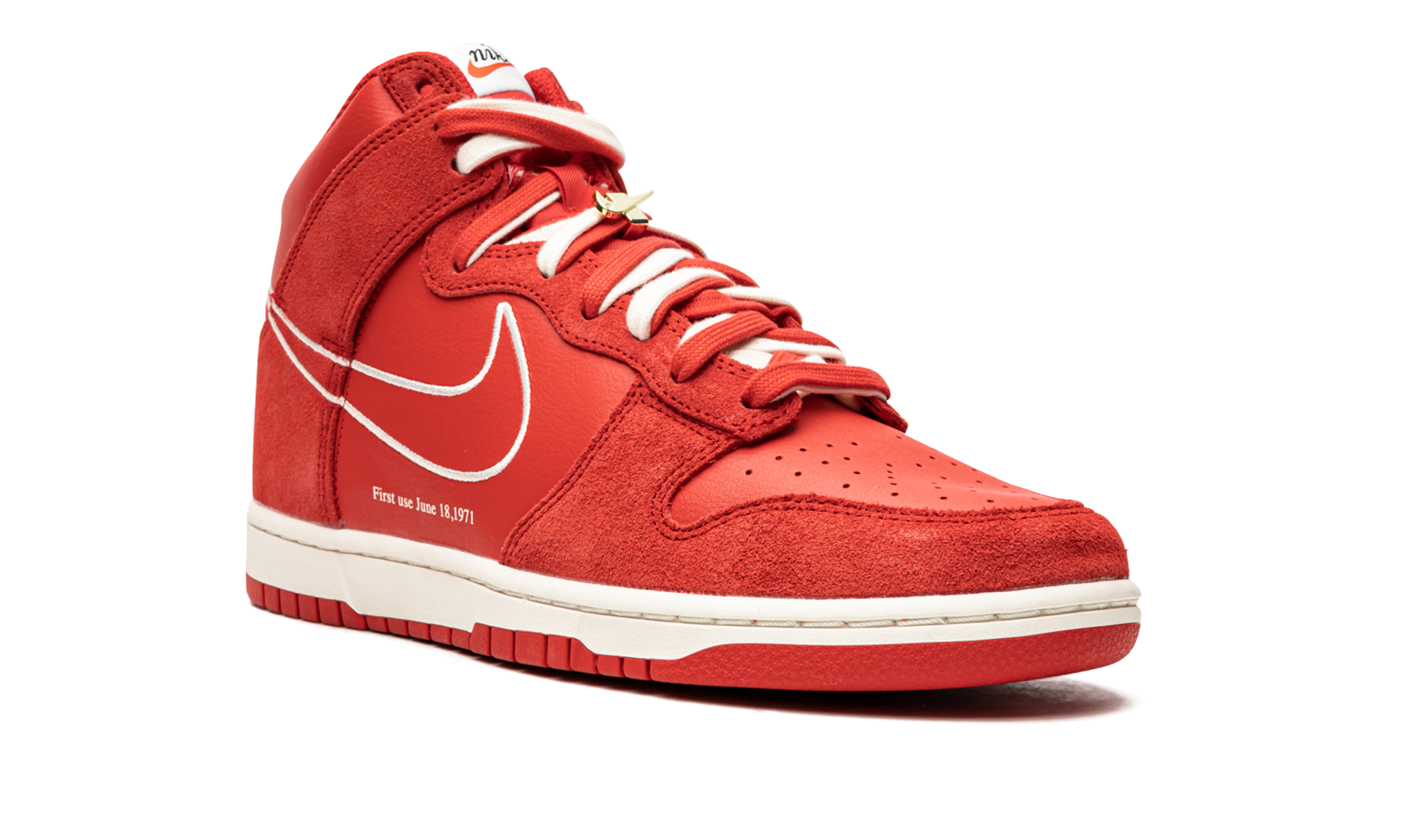 nike dunk high first use red+DH0960-600+diagnol right view