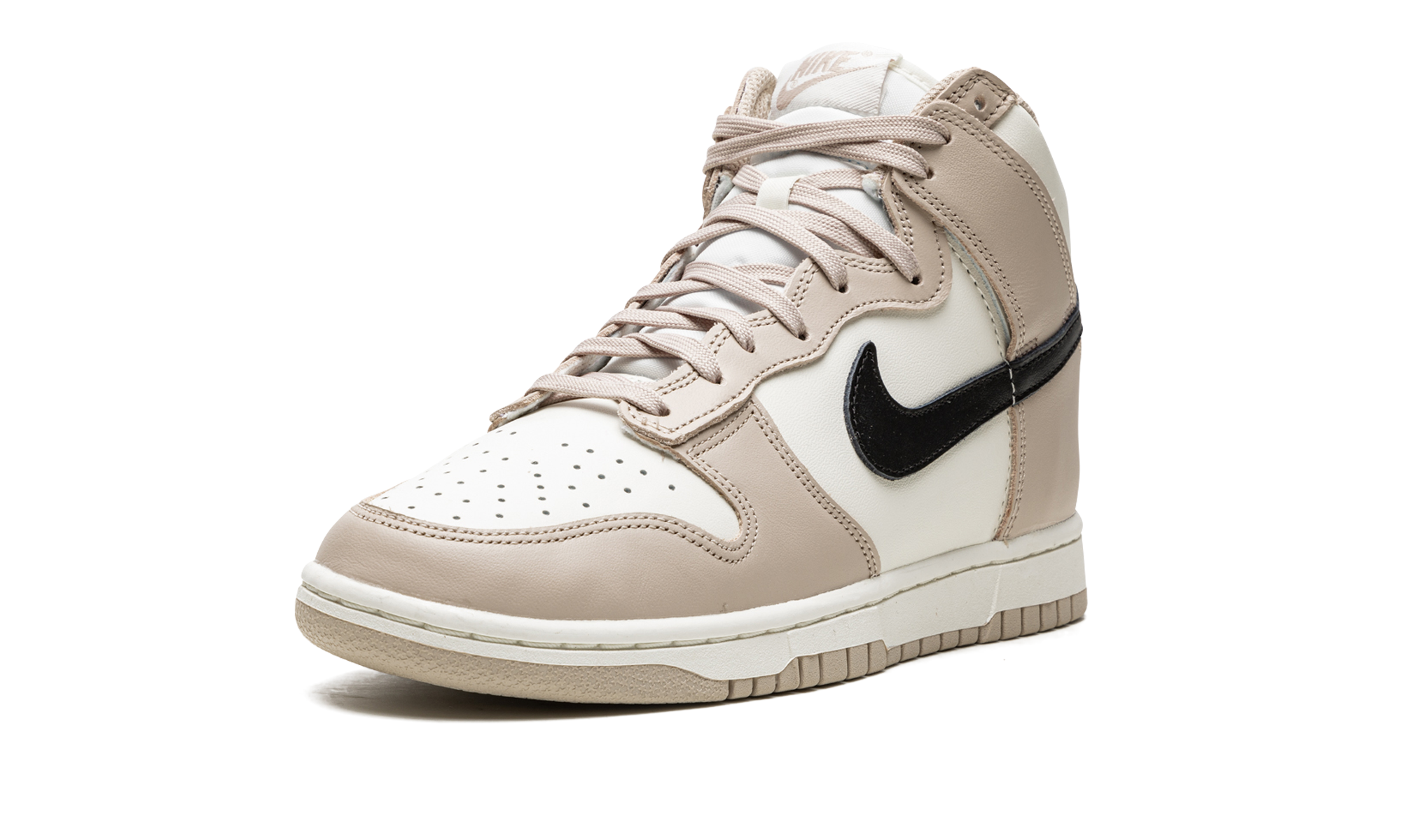 nike dunk high fossil stone women s+DD1869-200+left diagnol single view