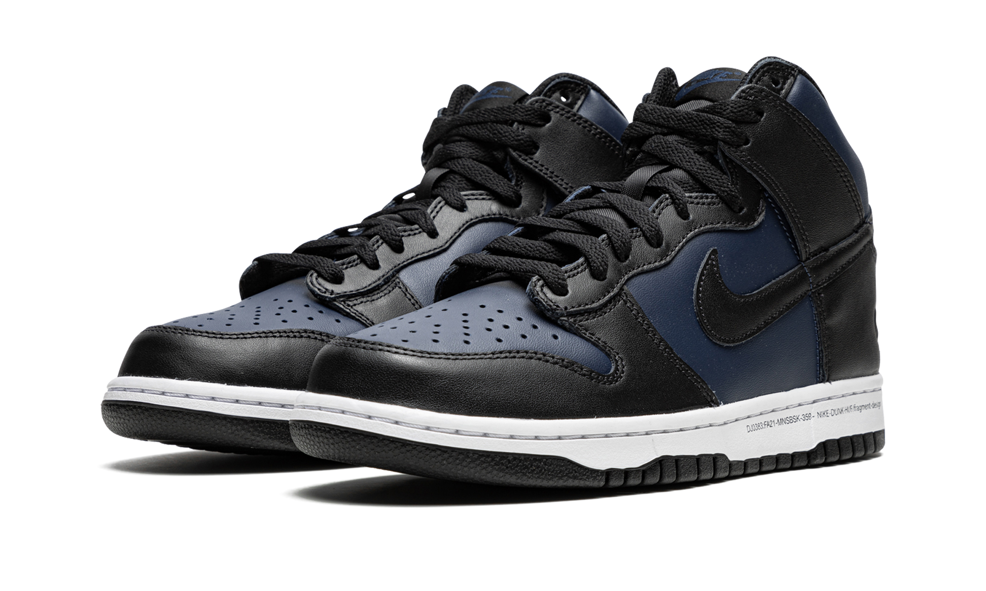 nike dunk high fragment tokyo+DJ0383-400+diagnol left view