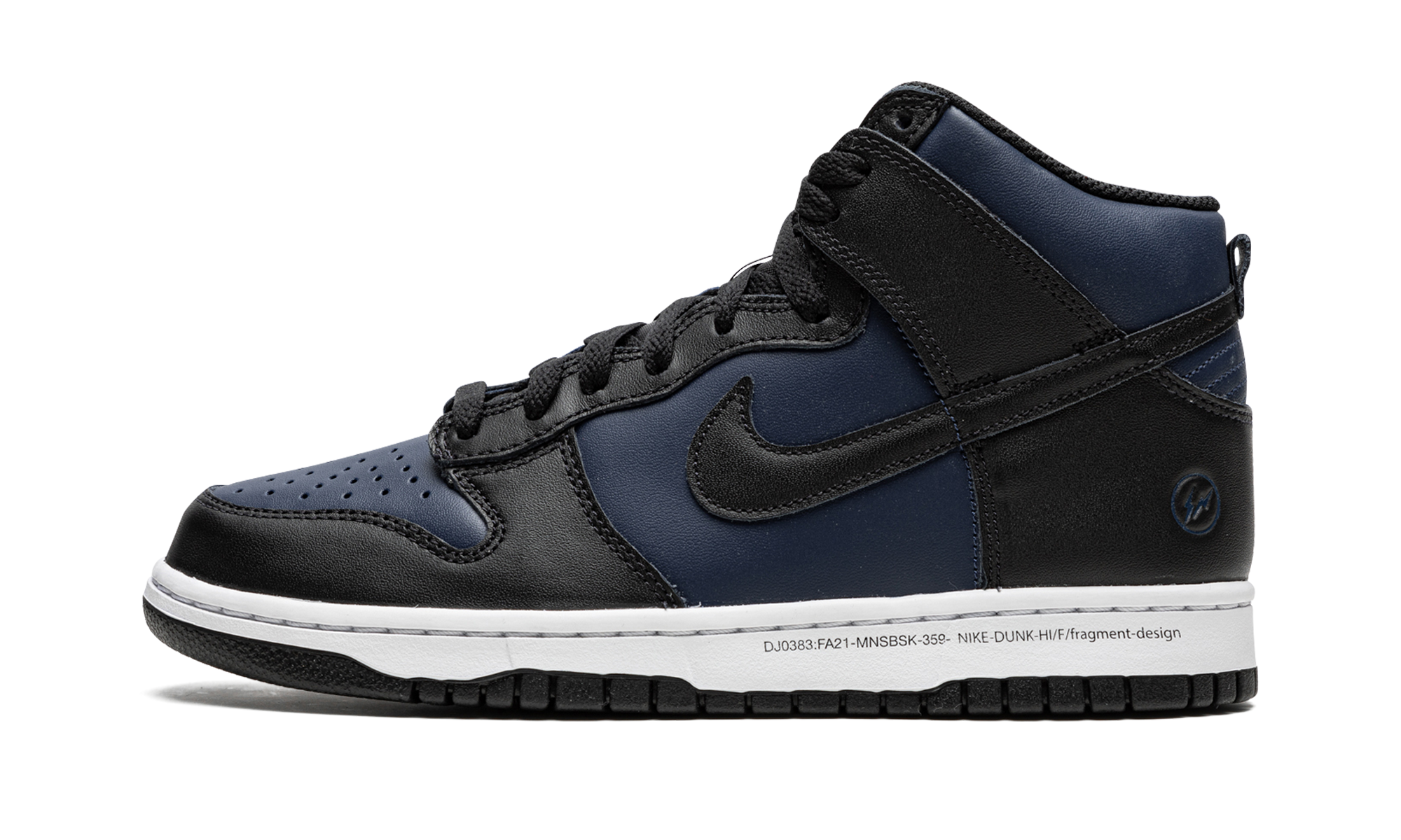nike dunk high fragment tokyo+DJ0383-400+diagnol right view 1
