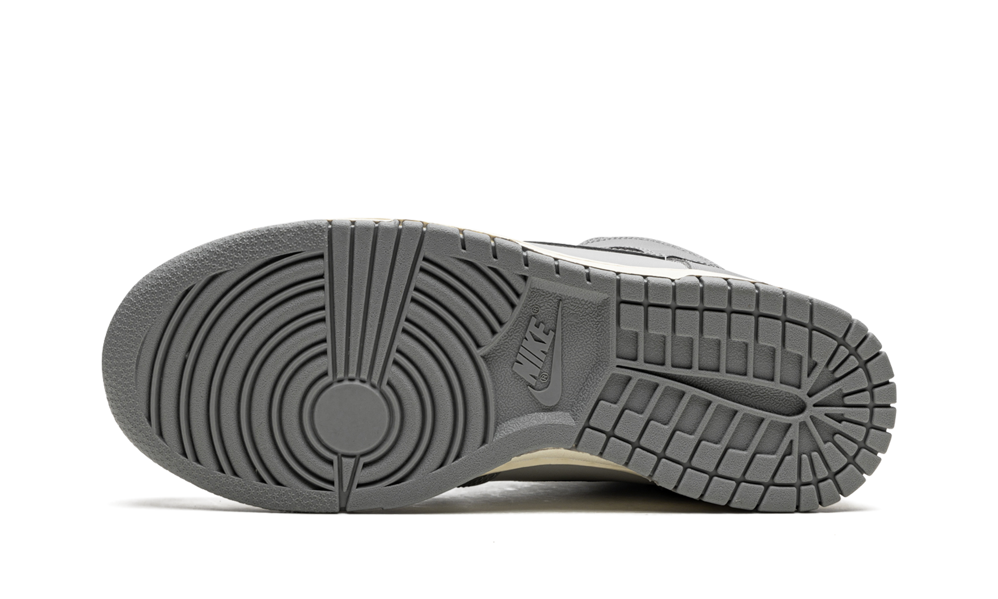 nike dunk high grey sail women s+DD1869-001+bottom view