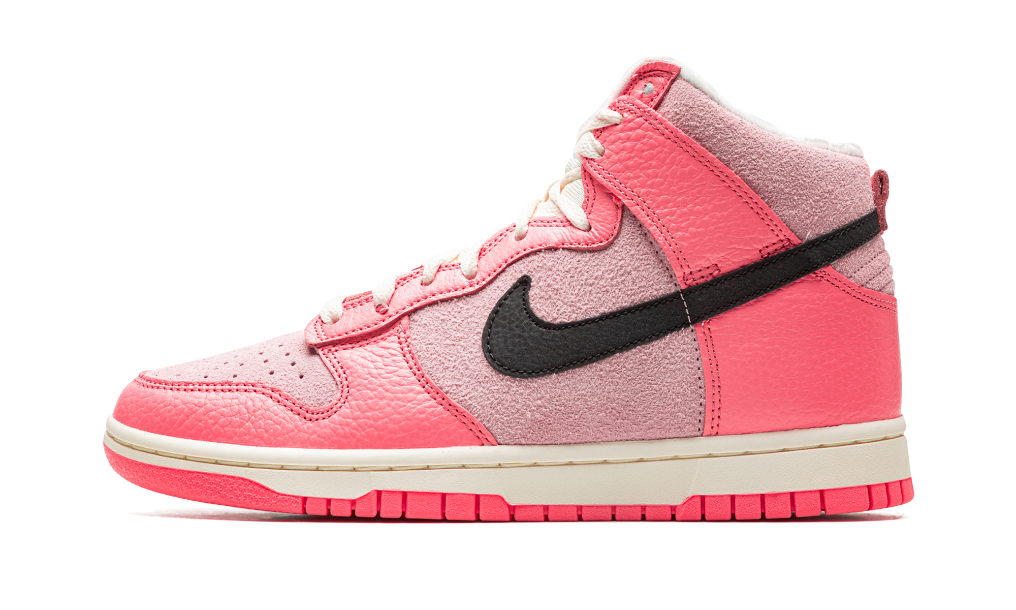 nike dunk high hoops pack pink women s+DX3359-600+diagnol right view 1