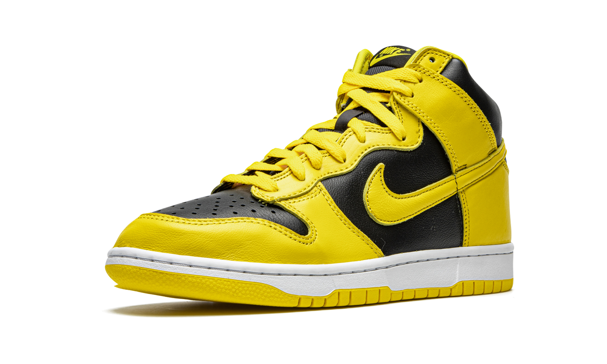 nike dunk high iowa 2020+CZ8149-002+left diagnol single view