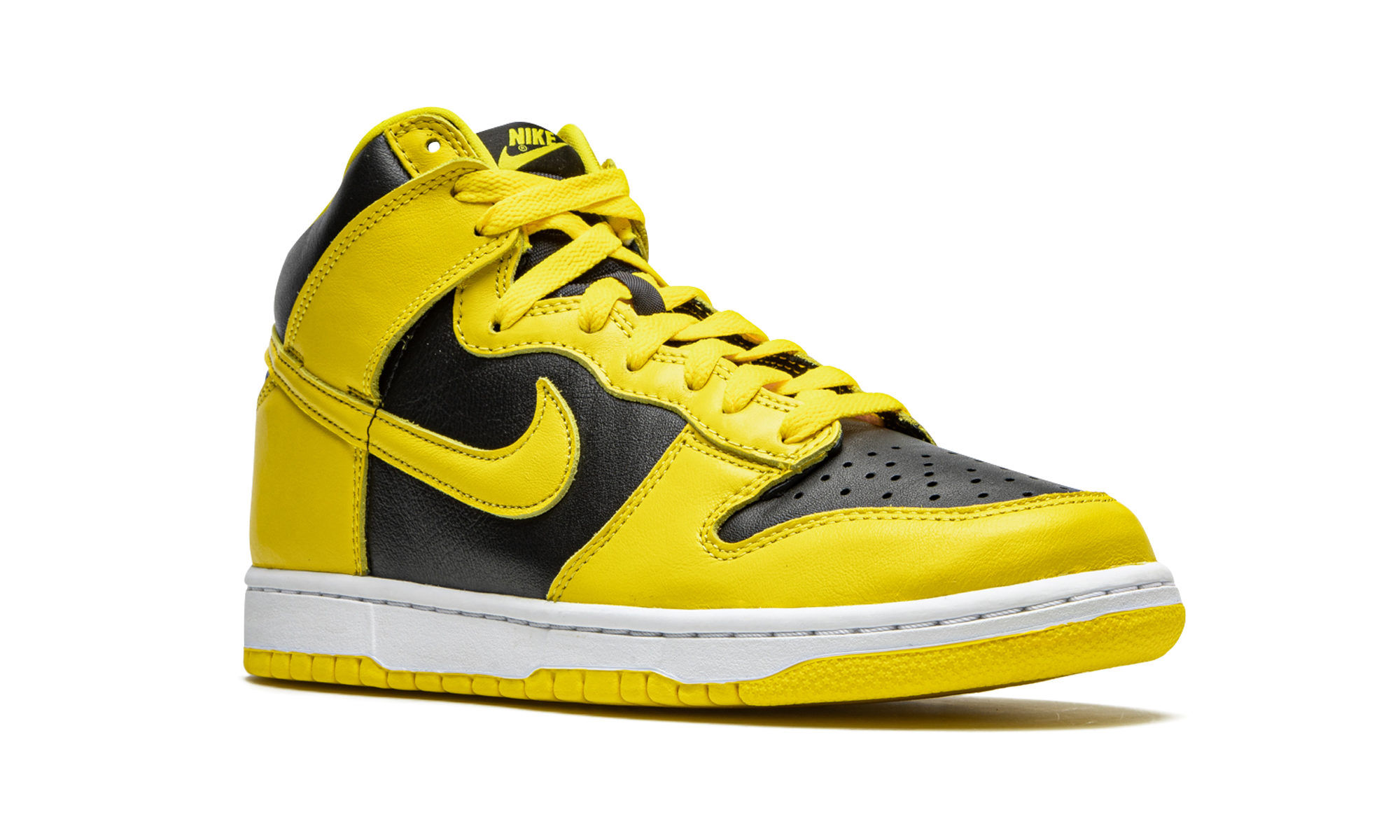 nike dunk high iowa 2020+CZ8149-002+diagnol right view