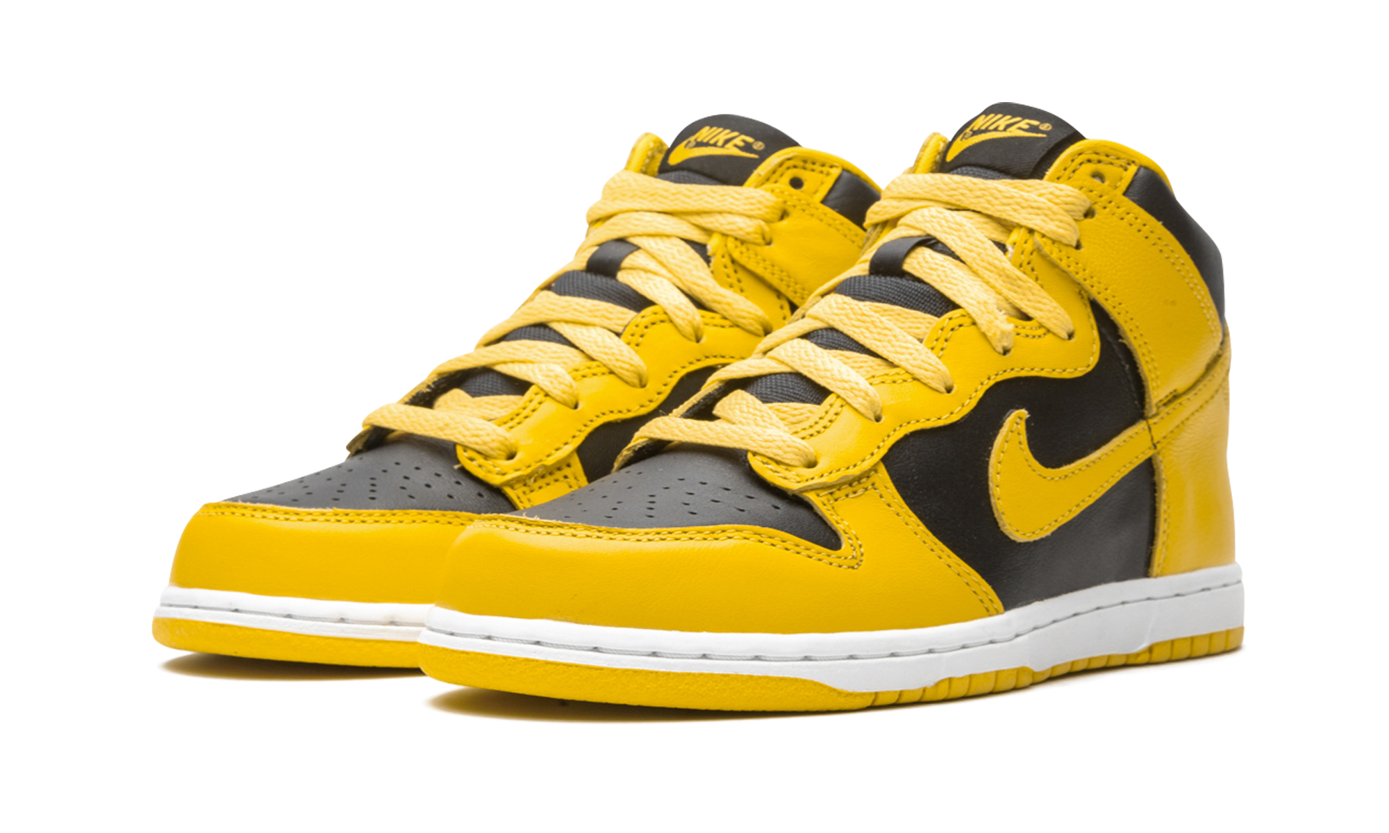 nike dunk high iowa 2020 ps+DC9053-002+diagnol left view