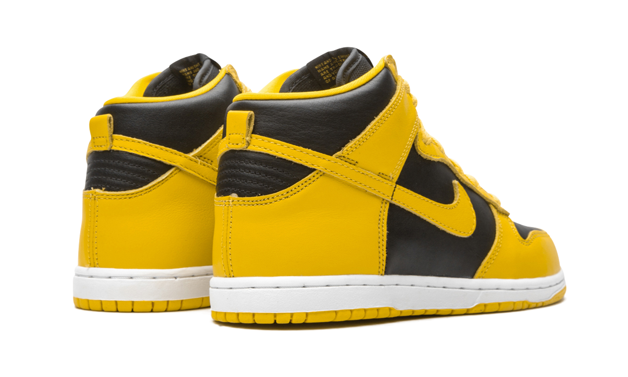 nike dunk high iowa 2020 ps+DC9053-002+diagnol right behind view
