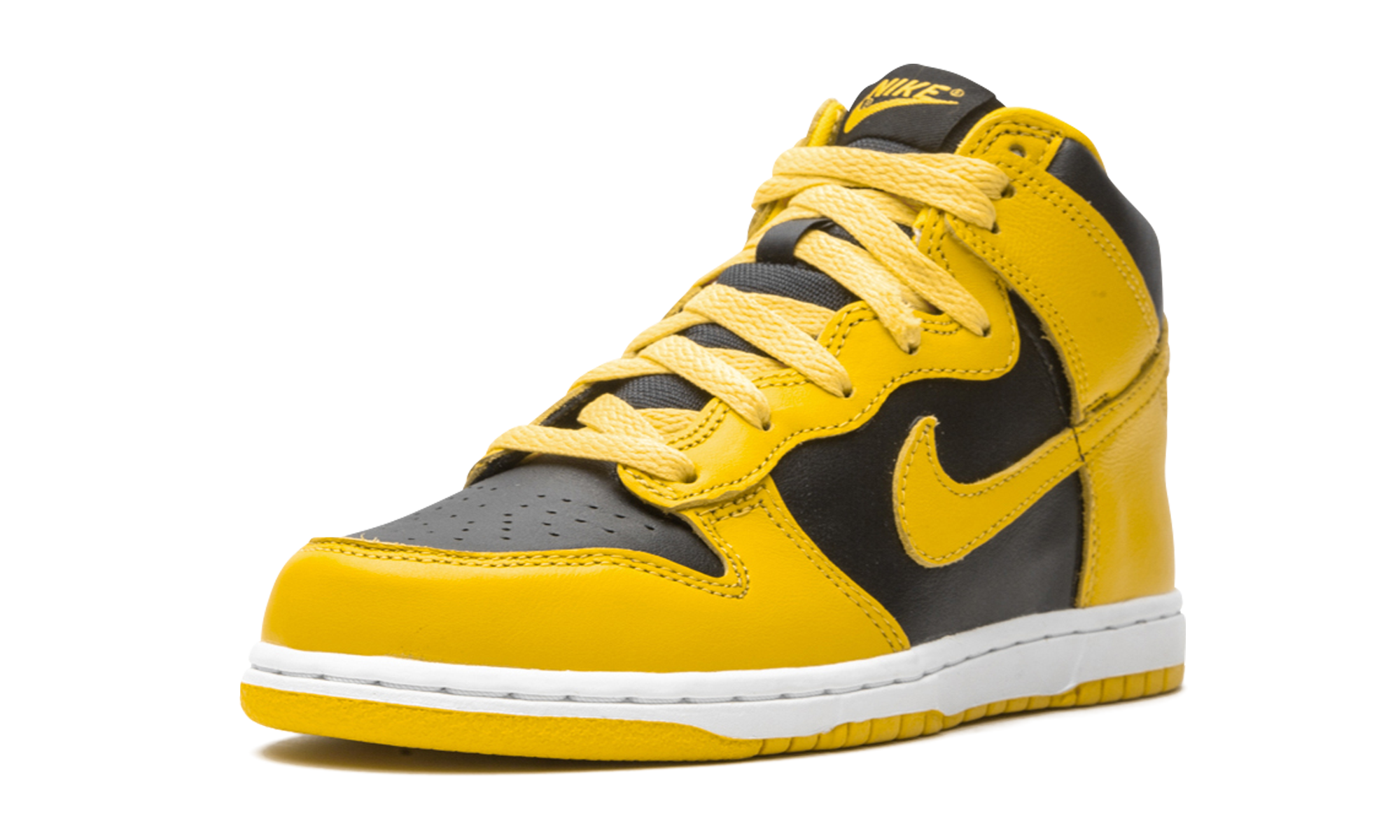 nike dunk high iowa 2020 ps+DC9053-002+left diagnol single view