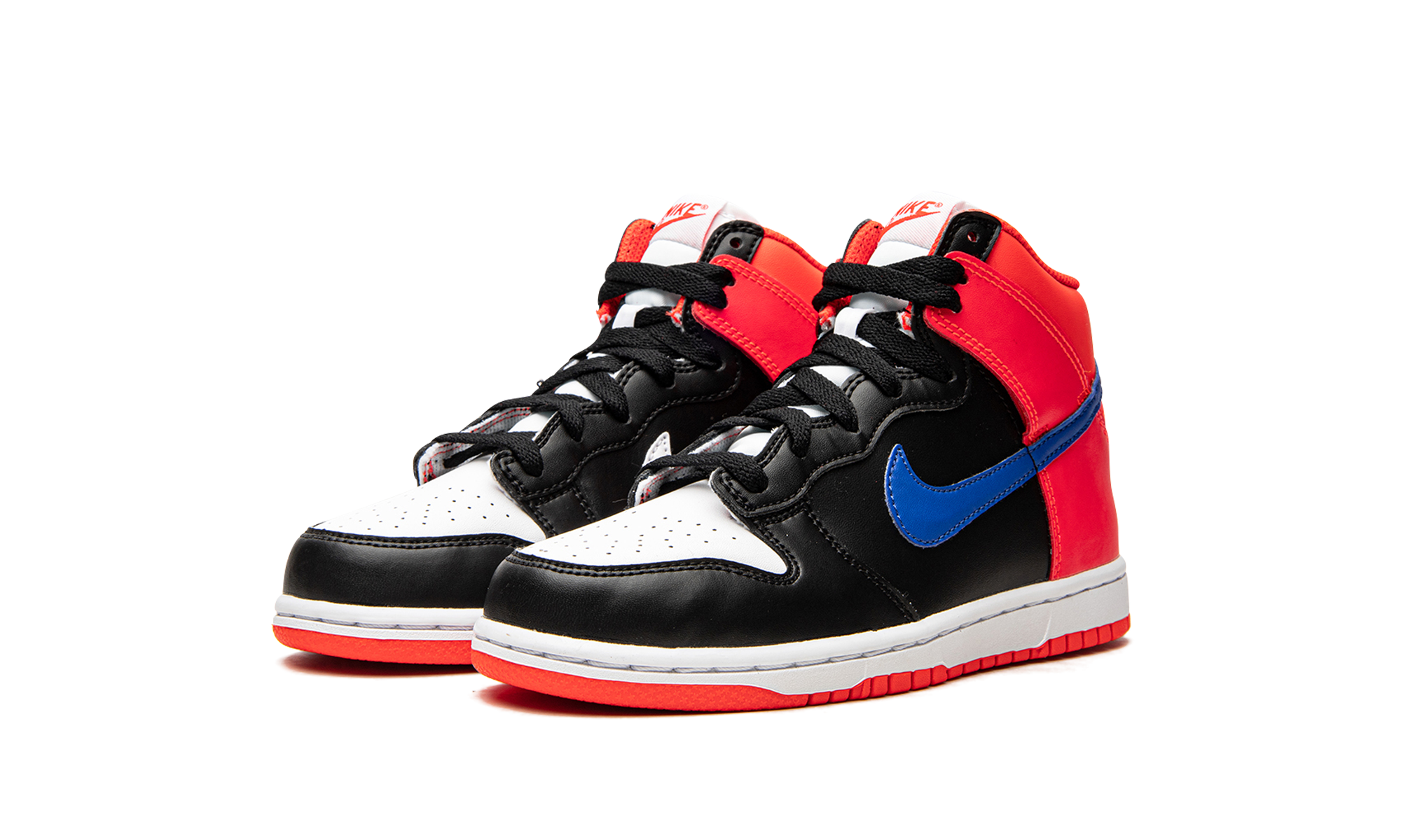 nike dunk high knicks ps+DD2314-001+diagnol left view
