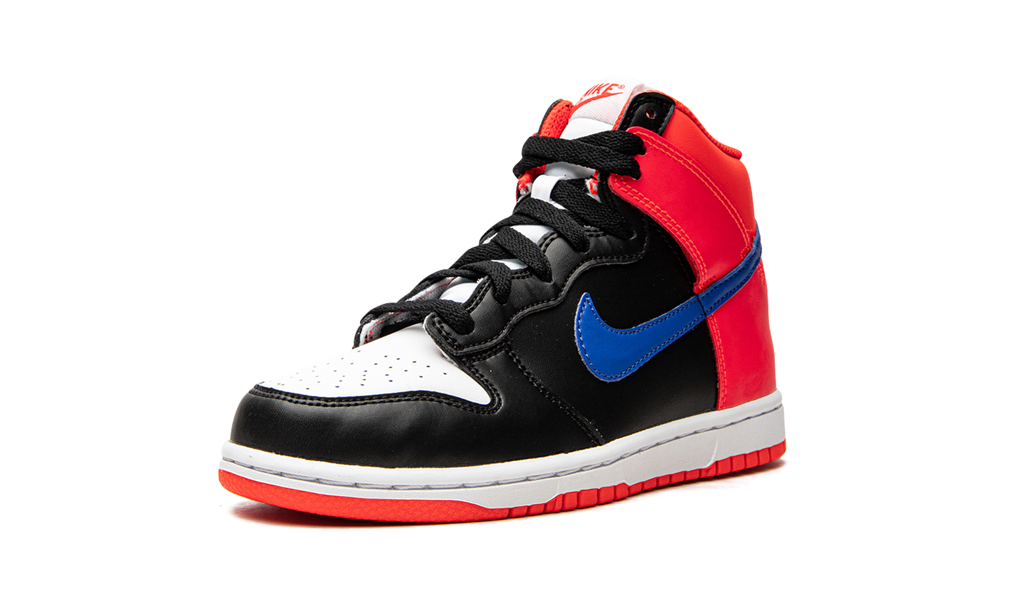 nike dunk high knicks ps+DD2314-001+left diagnol single view