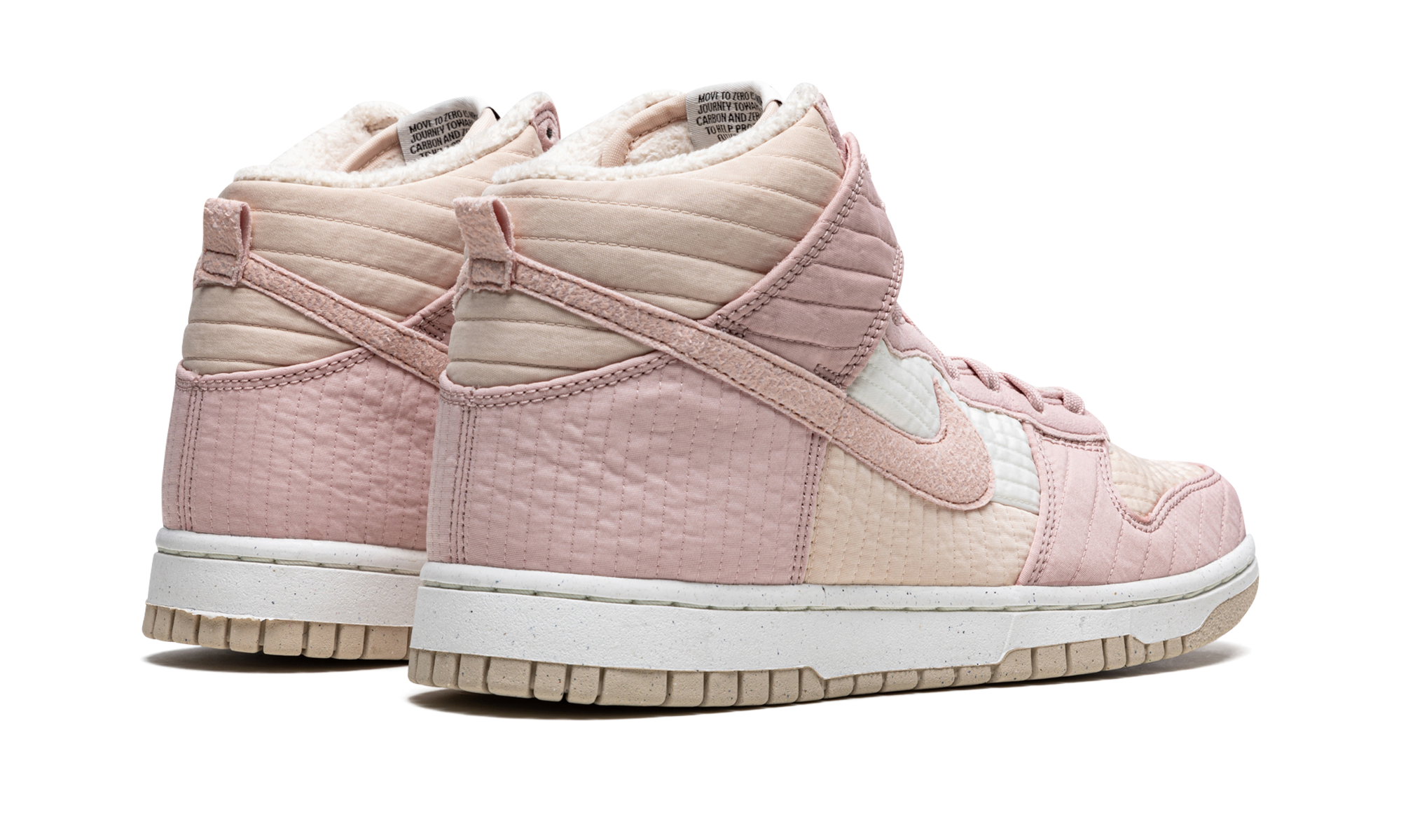 nike dunk high lx next nature pink oxford women s+DN9909-200+diagnol right behind view